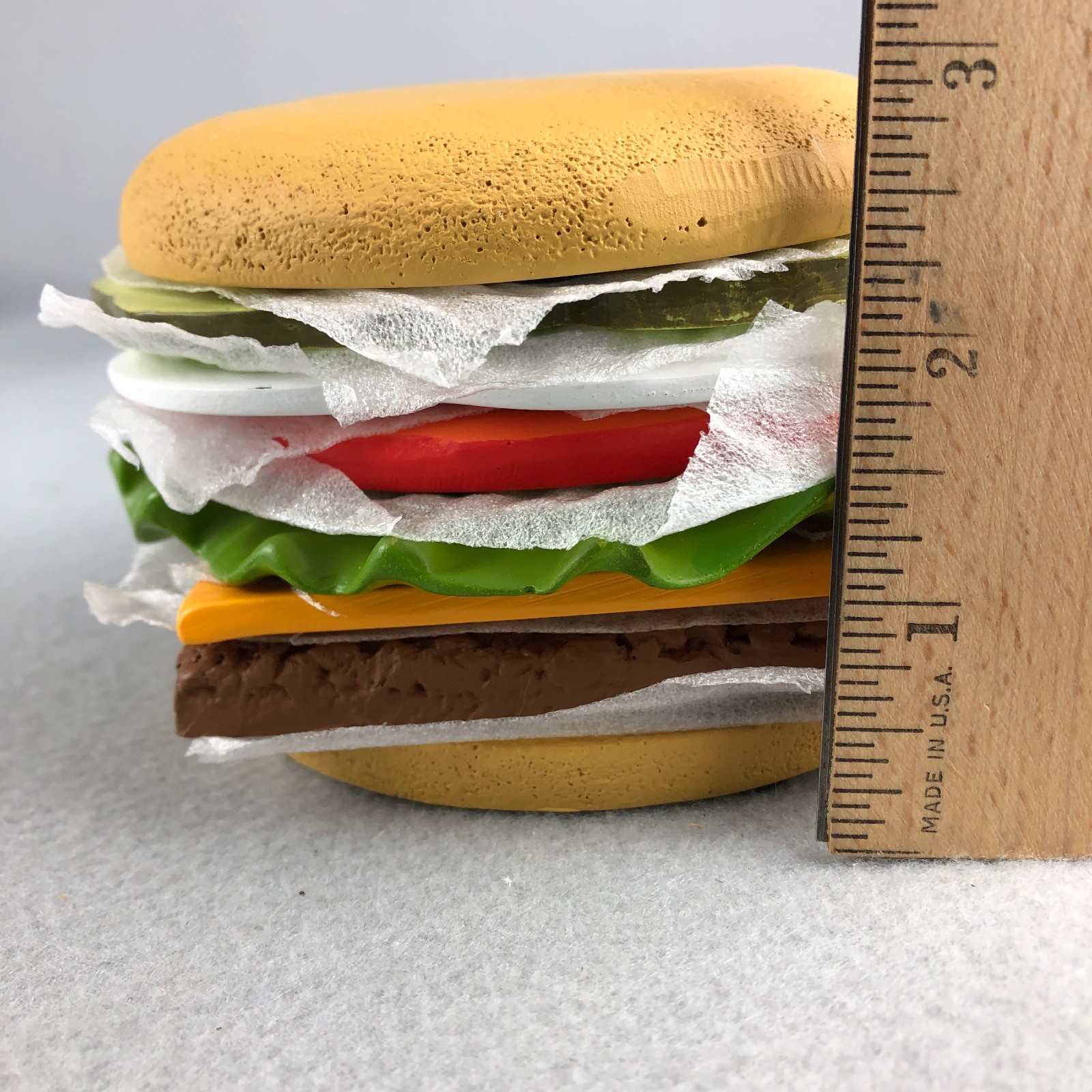 Wendy’s Hamburger Coaster Set of 8 Manager Promo Classic Single Cheese Open Box