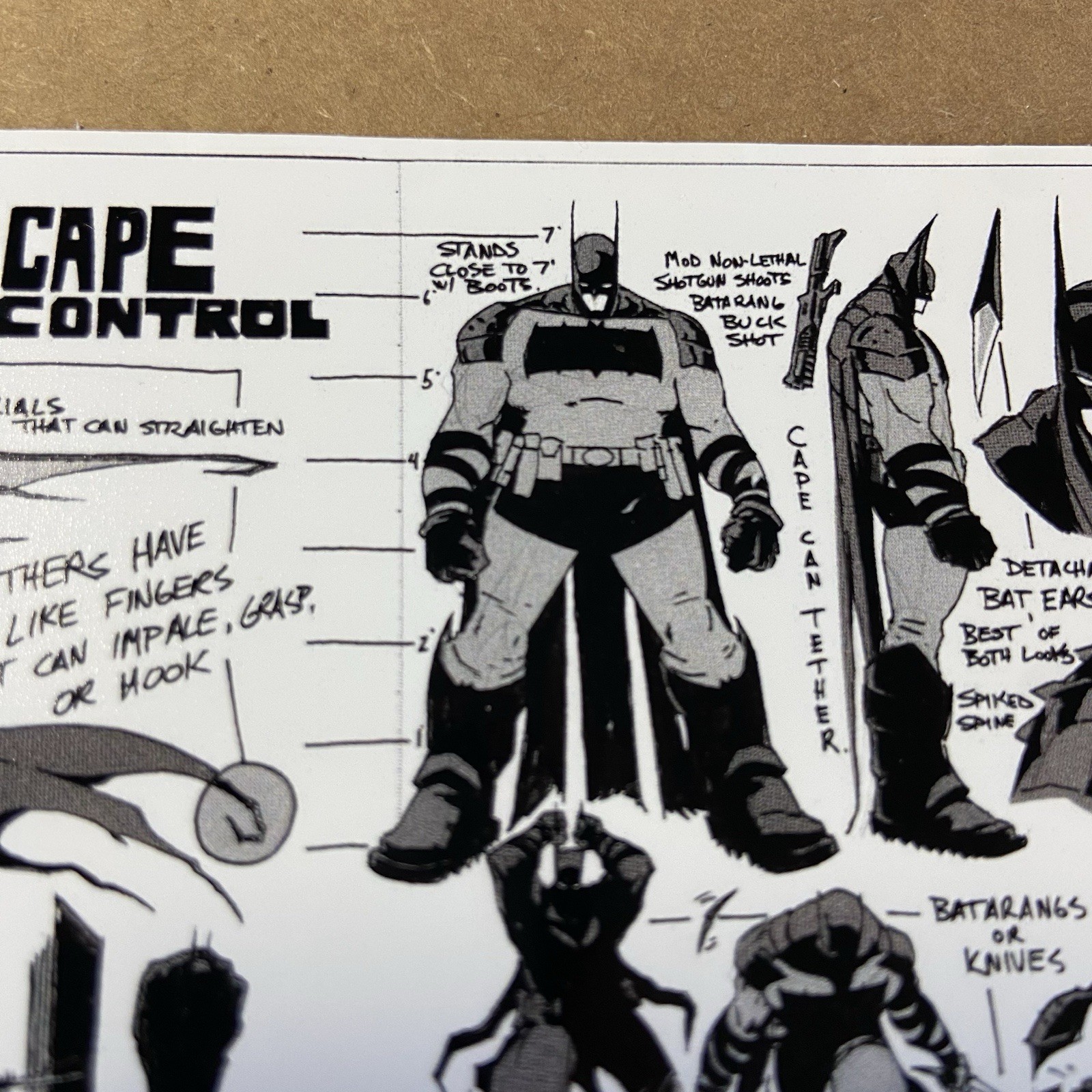 STICKER of Absolute Batman #1 Felix Comic Art Dragotta 4.5”x 3.5” FREE SHIPPING