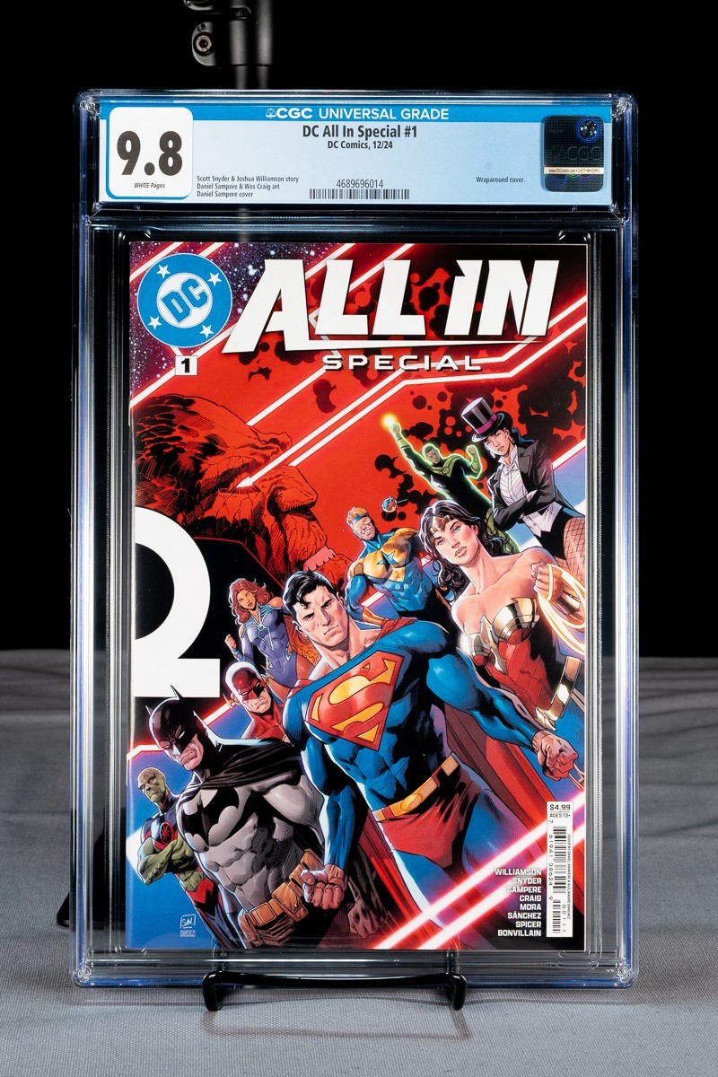 DC All In Special #1 – CGC 9.8 – Cover A – 1st Print – Abs Batman, WW, Superman
