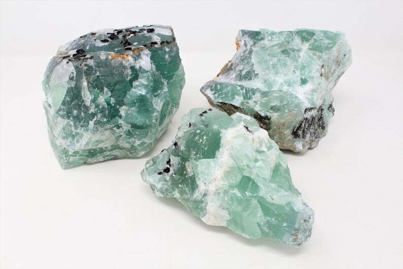 Fluorite XL Rough Raw Chunk from Mexico, High Grade A Quality – Healing Crystals