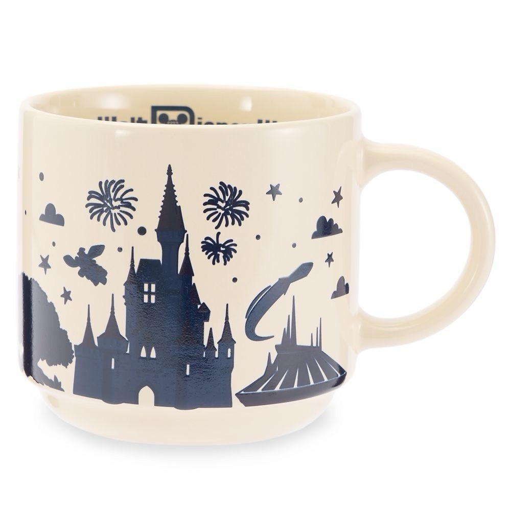 Disney Parks 2026 Park Icons Castle Color Changing Ceramic Coffee Mug New