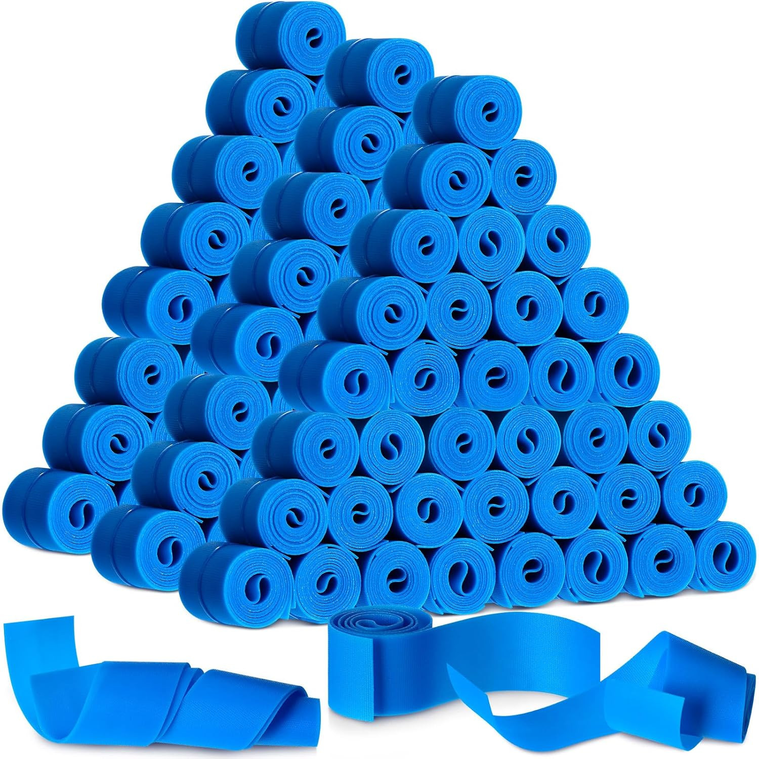 500 Pack Disposable Tourniquet First Aid Elastic Tourniquets Bulk Latex Free Blu