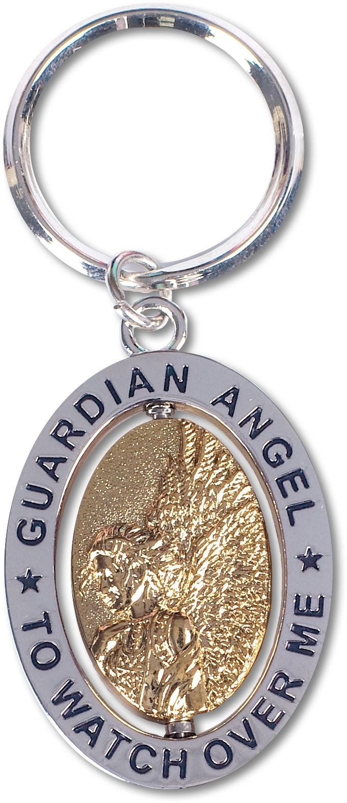 AngelStar Guardian Angel to Watch Over Me Keychain,Modern (1970-Now)