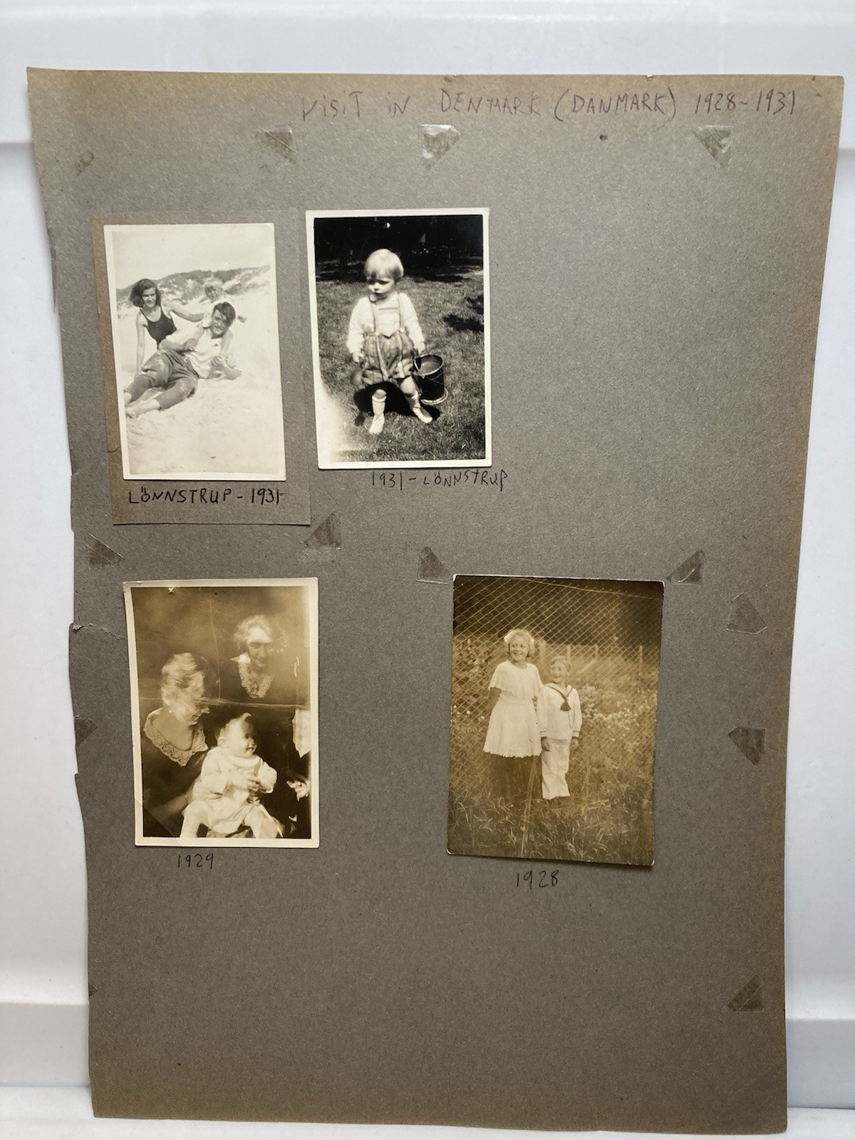 Lot of 26 Antique Photos of DENMARK c1923-1931 Copenhagen