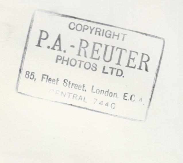 Sqd. Leader Neville DUKE infront Hawker Fury Press Photo Reuter Photo Ltd 1950