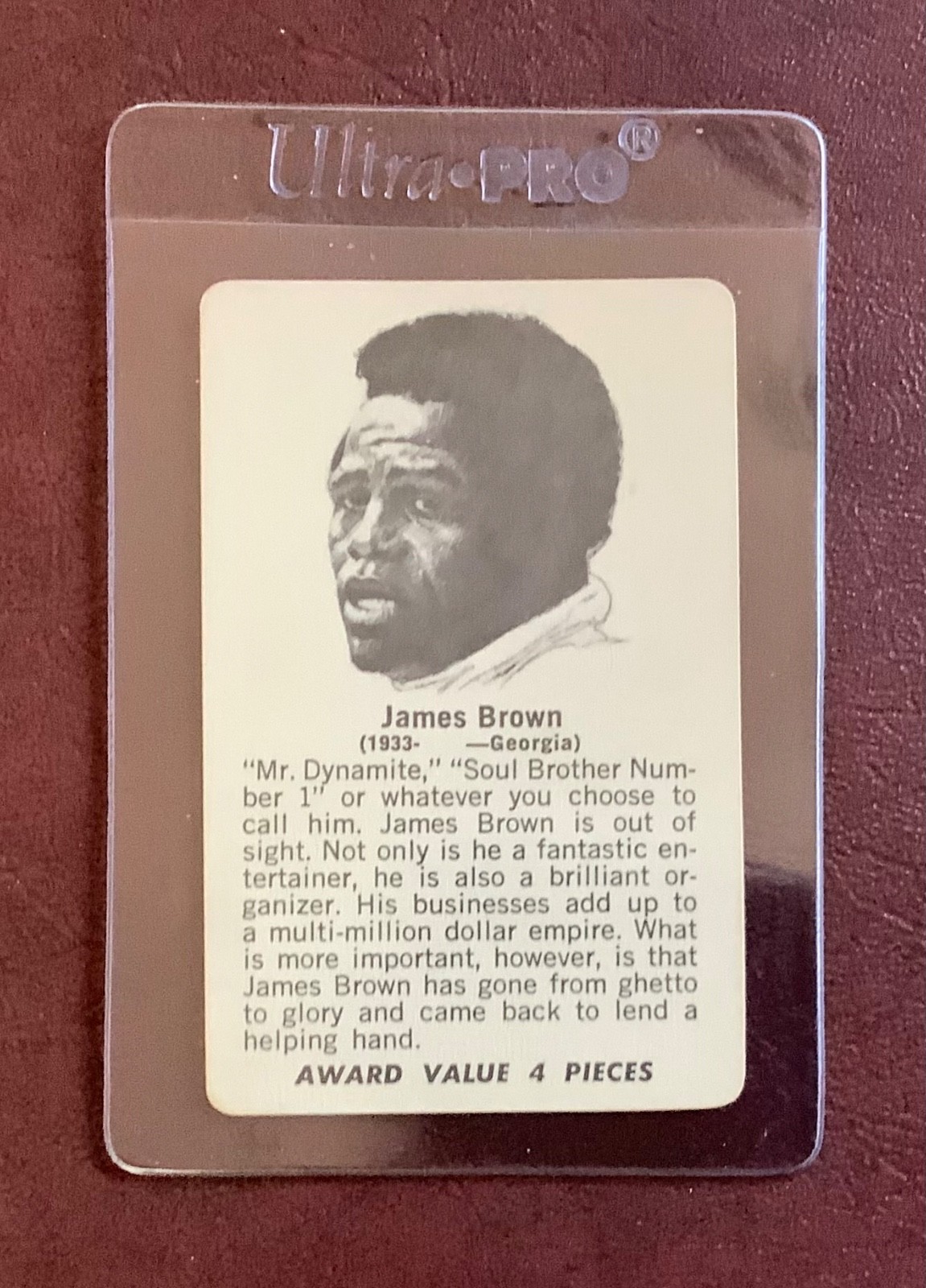 1969 Shindana Toys Afro American History Mystery James Brown Soul Music Icon