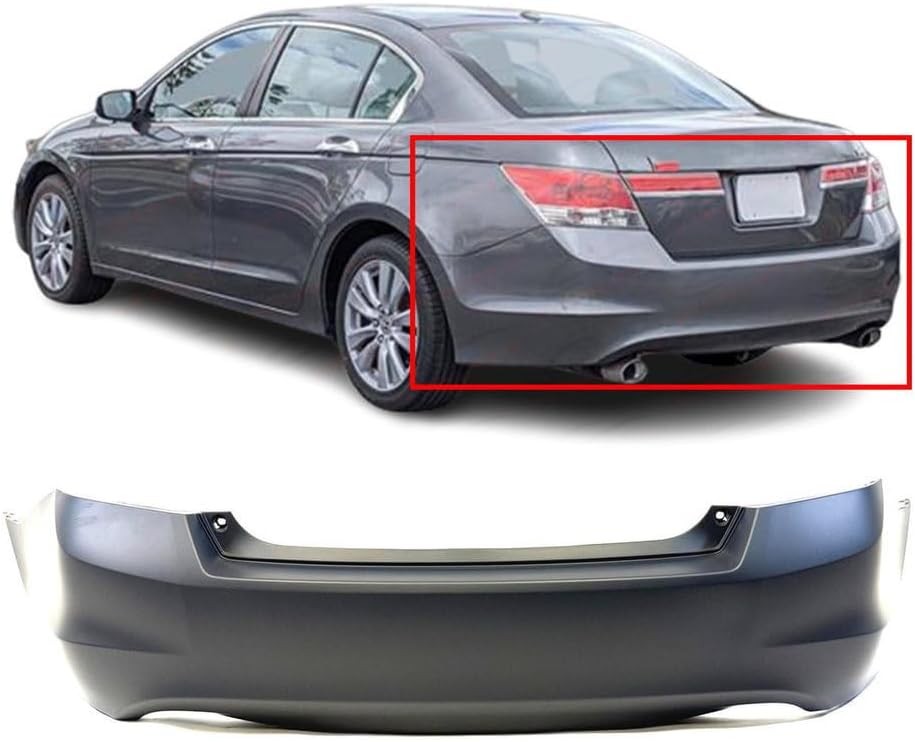 Compatible with Rear Bumper Cover 2008-2012 Honda Accord EX-L EX HFP Sedan 08-12