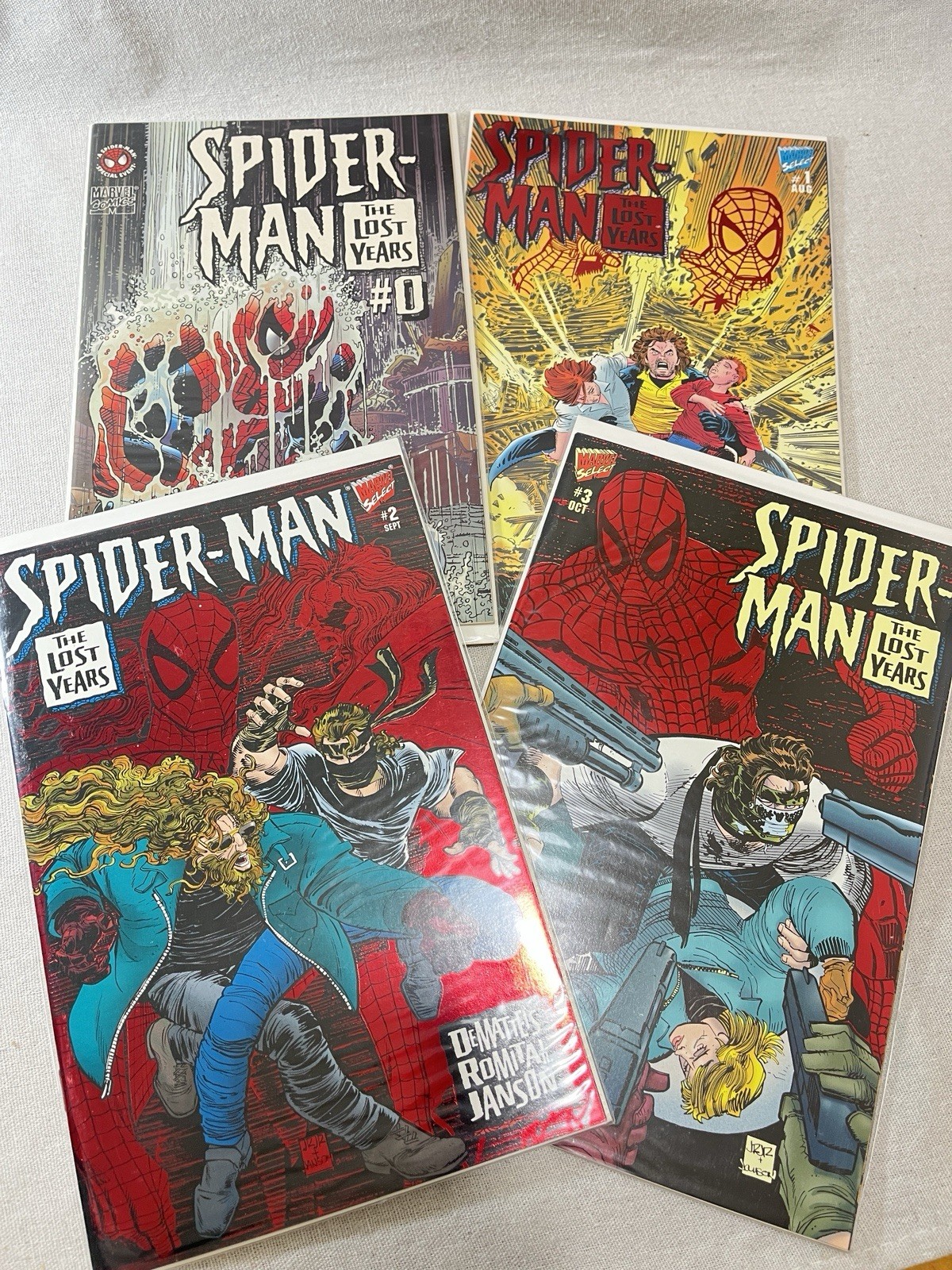 Spider-Man The Lost Years #0-3 Complete Set Marvel Comics 19960 1 2 3 4