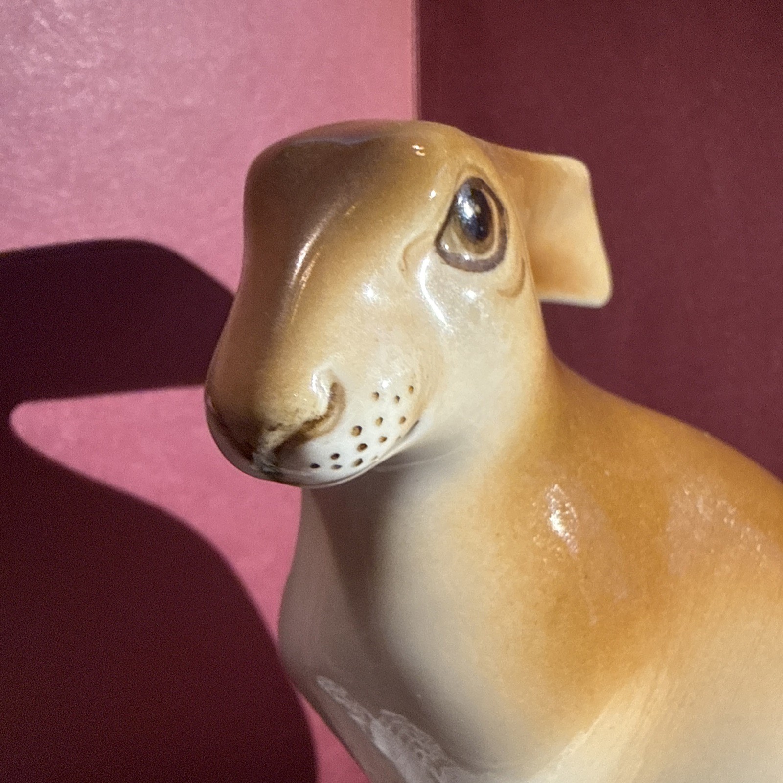 ROYAL DUX BOHEMIA BELFOR YAROSLAV JEZEK FINE CHINA WHITE Bunny Rabbit FIGURINE