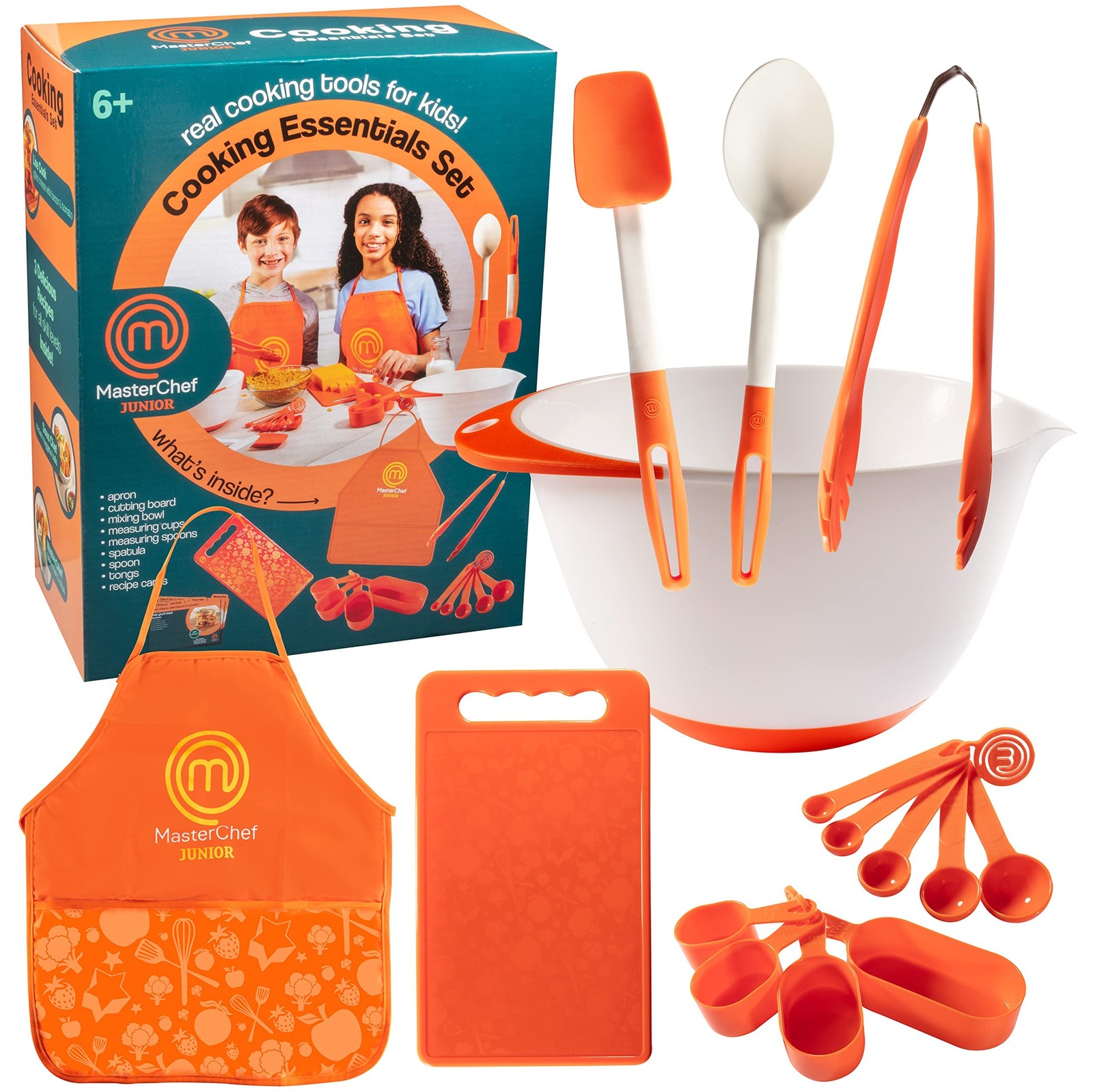 MasterChef Junior Cooking Essentials Set – 9 Pc. Kit Essentials, Multicolor
