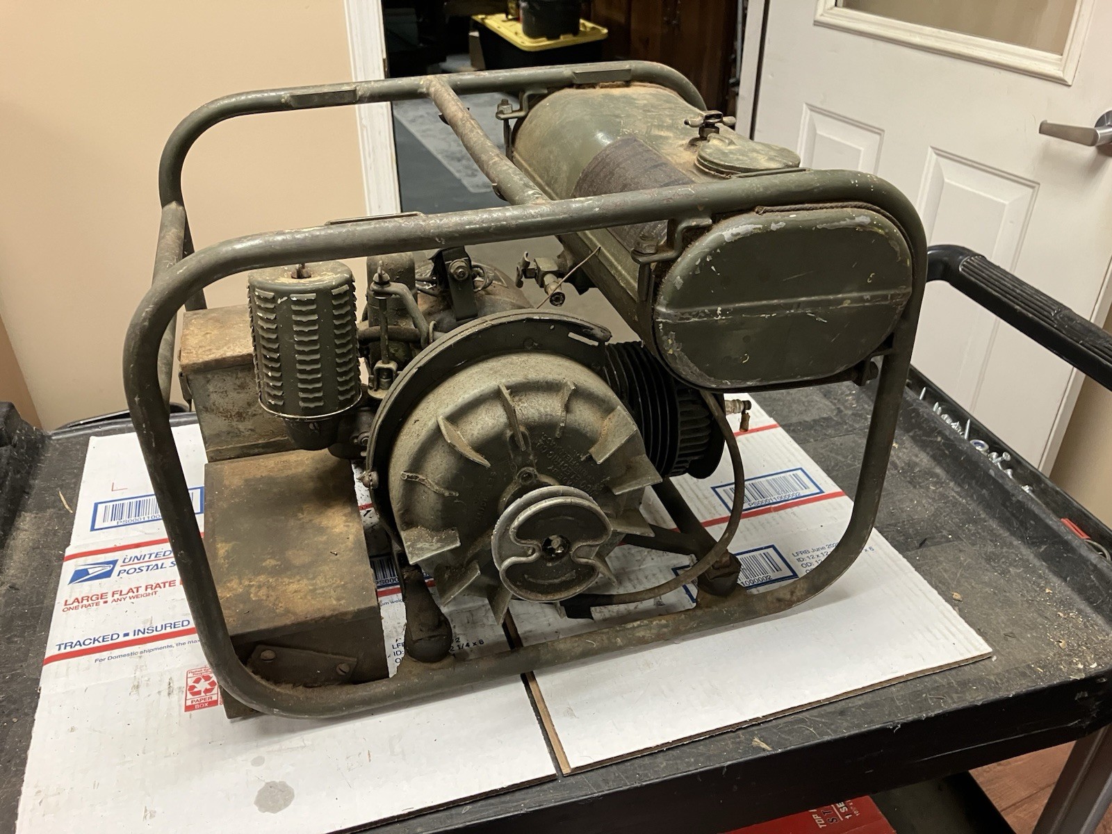World War 2 Military Signal Corps Field Generator Unit GN-51-B 60 Cycle PH-1