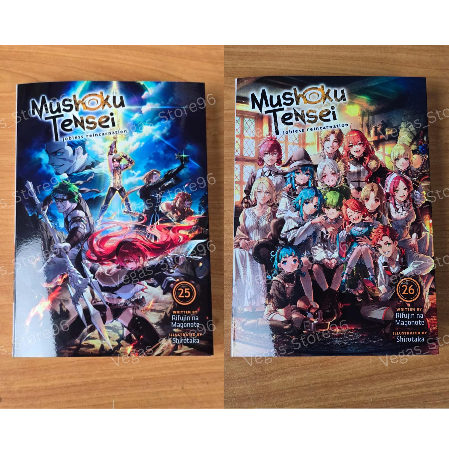 Mushoku Tensei: Jobless Reincarnation Light Novel English Volume 1-26 Full Set