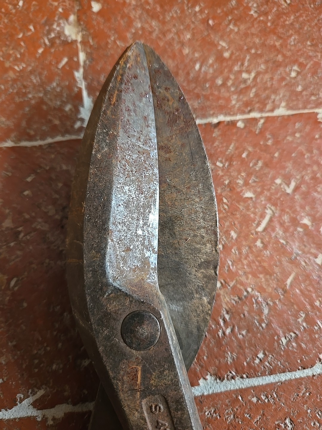 Vintage CRESCENT S412 12 3/4″ Tin Snips Sheet Metal Scissors Forged Steel USA