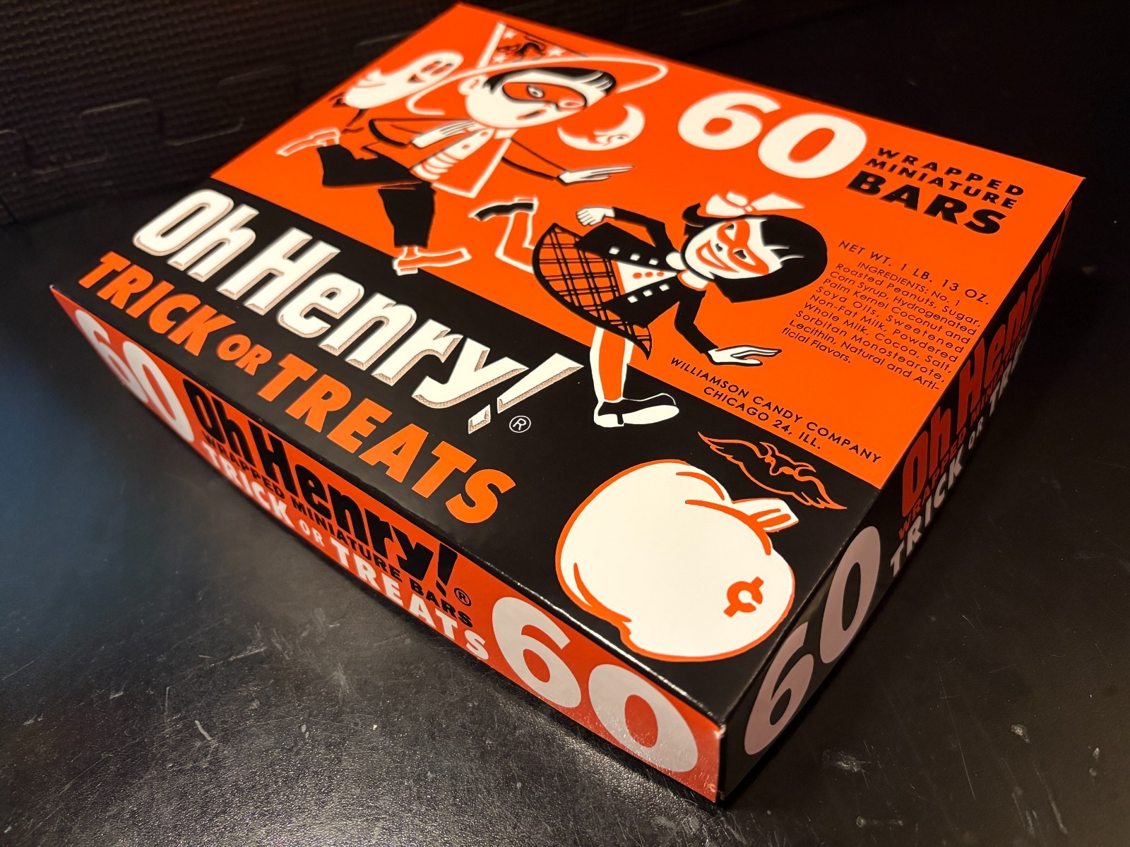 1950s Oh Henry (Halloween, variation #5) – Empty custom design display box