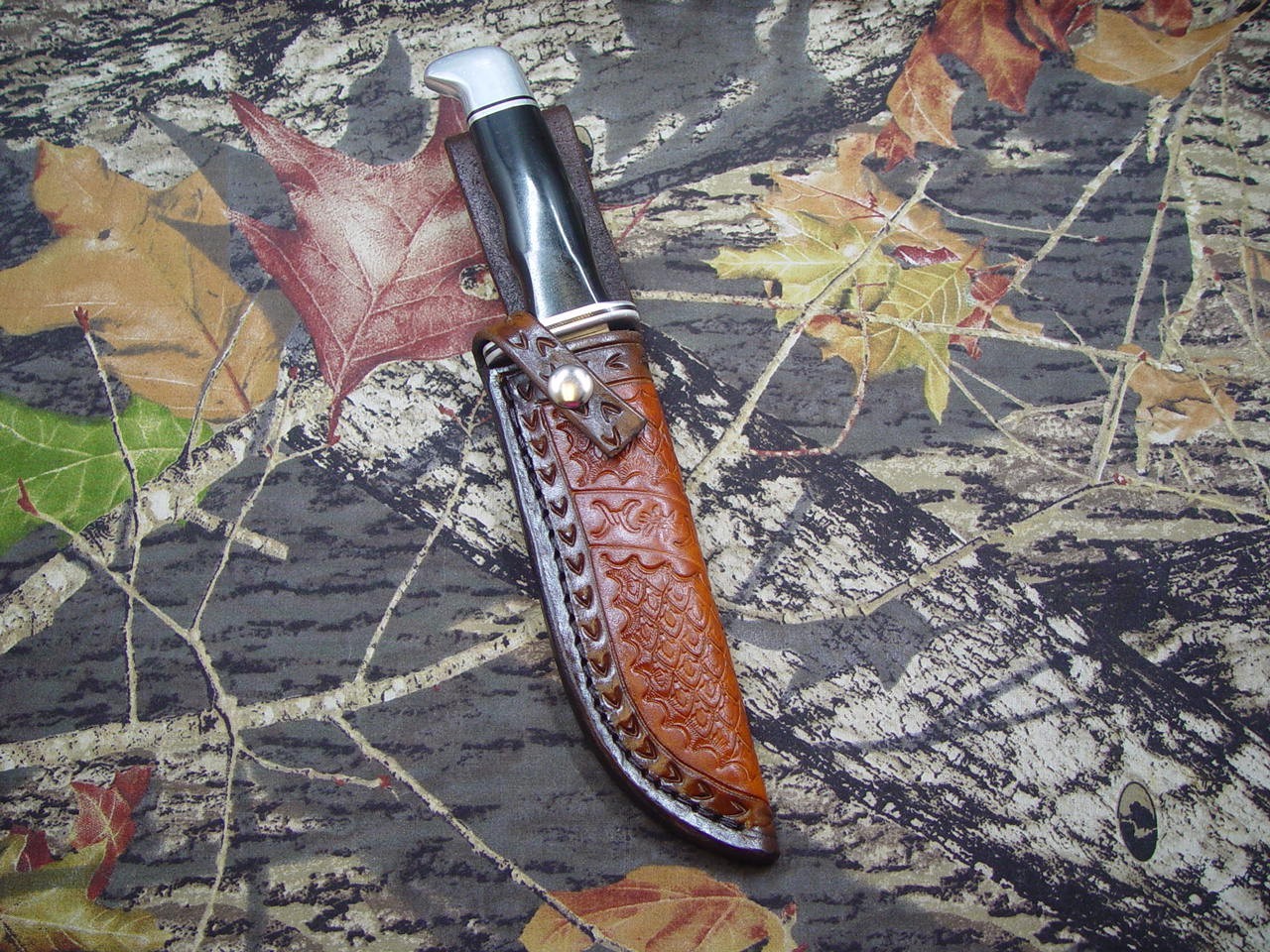 Leather Buck 119 Custom Sheath Only knife not included