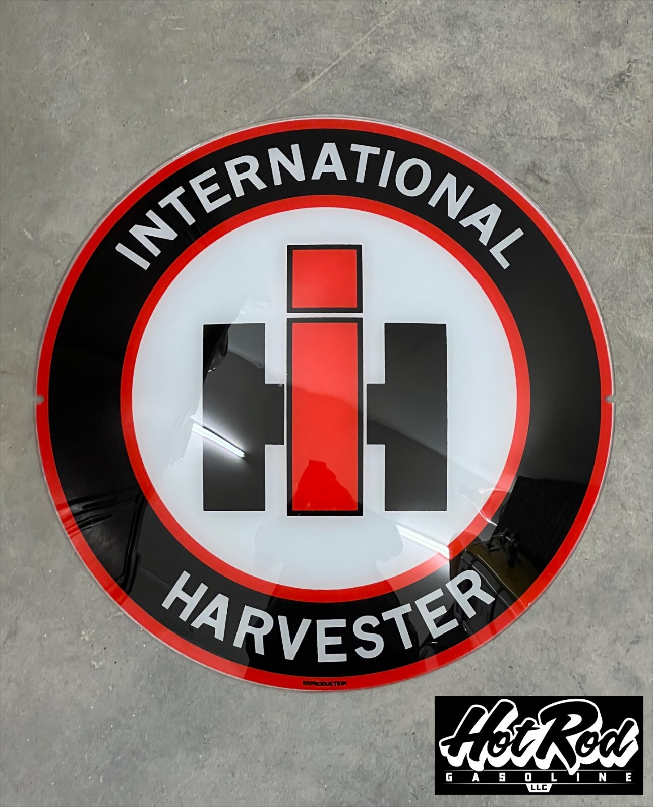 INTERNATIONAL HARVESTER Reproduction 13.5″ Gas Pump Globe Face / Lens