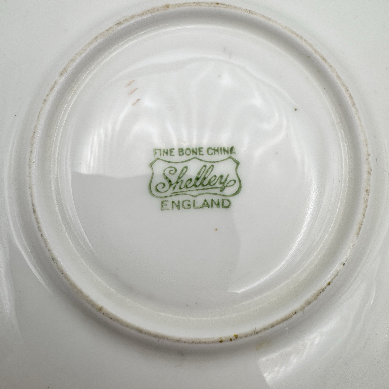 Shelley England Fine Bone China Tea Cup & Saucer White Pink Floral Bridal Rose