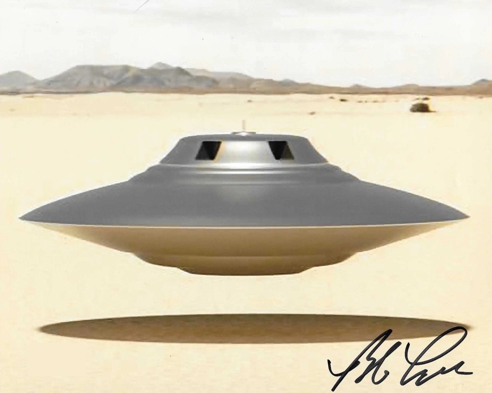 pt255 Bob Lazar Flying Saucer Area 51 „Autographed“ Photograph 8X10″