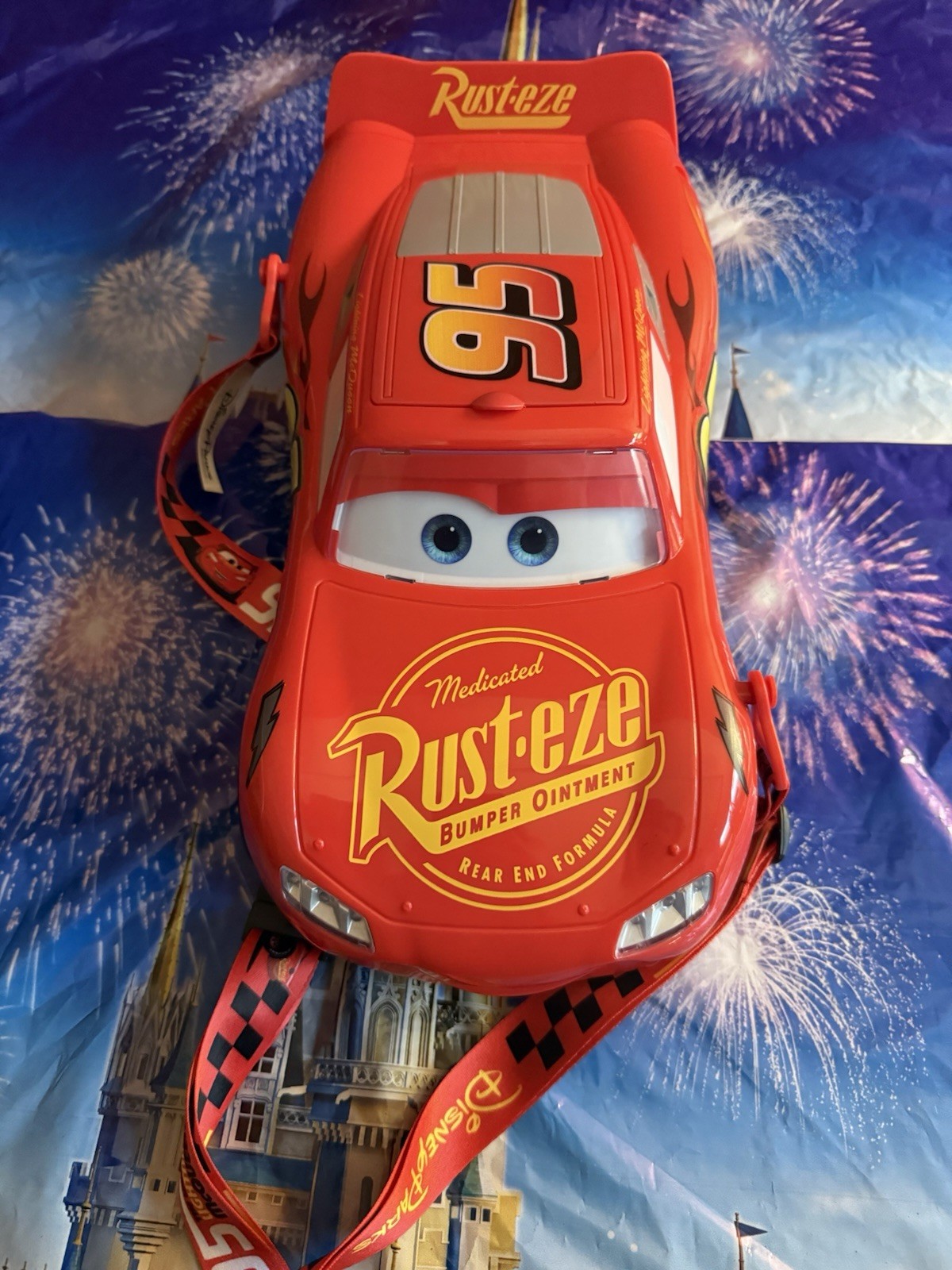 NEW 2026 Disney Parks Cars Lightning McQueen 20th Anniversary Popcorn Bucket