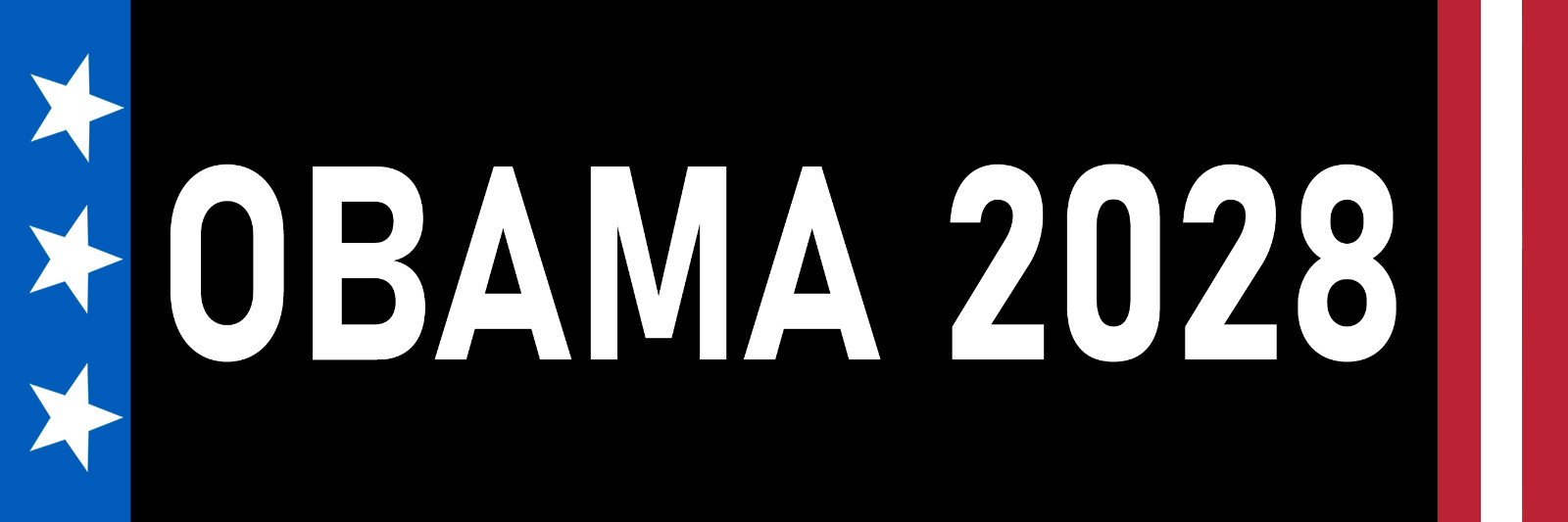 Obama 2028 Sticker Michelle Obama for President Bumper Sticker