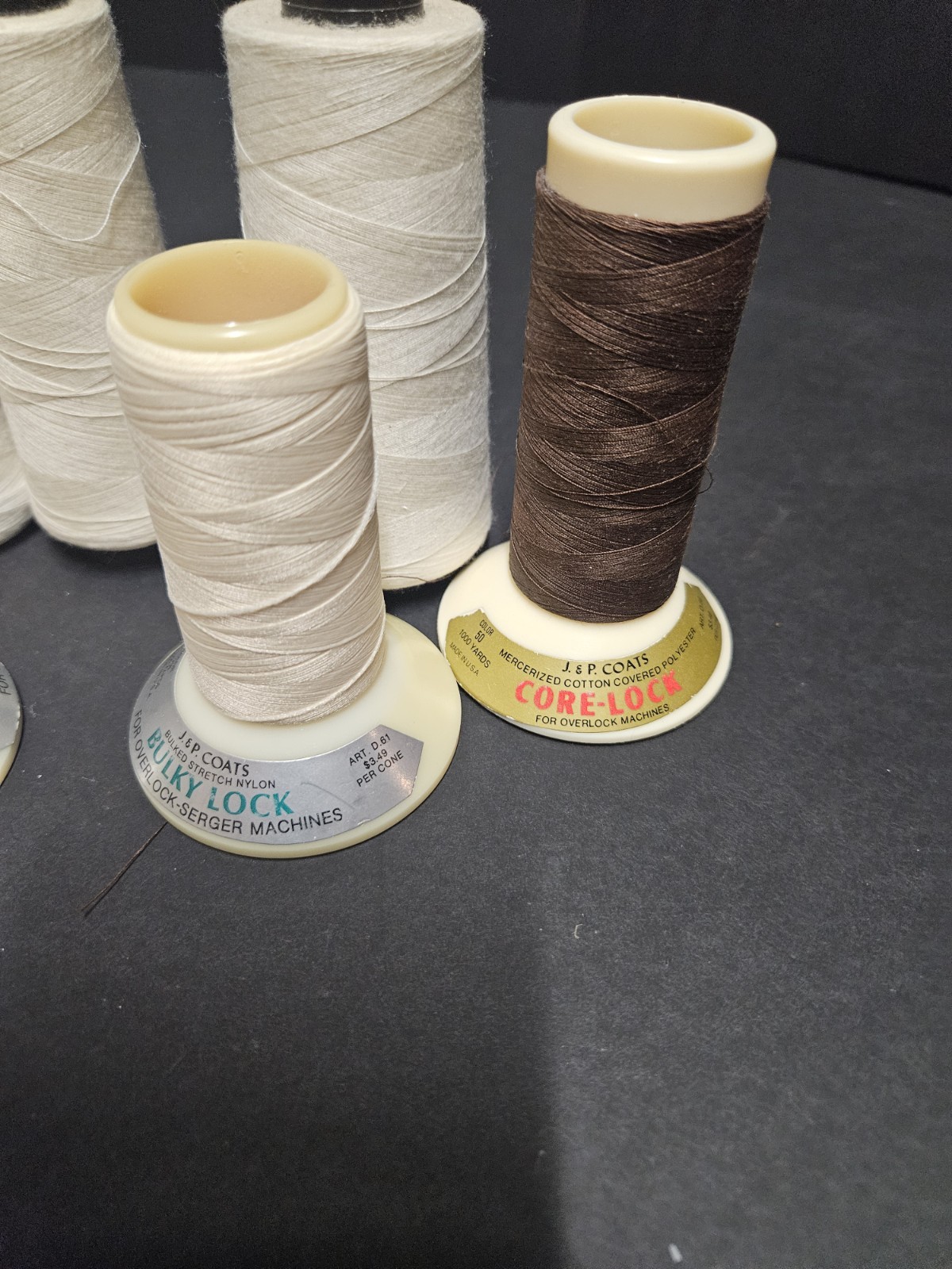 14 Vintage Thread spools: Venus Gutermonn J&p Coasts Polyester nylon Cotton