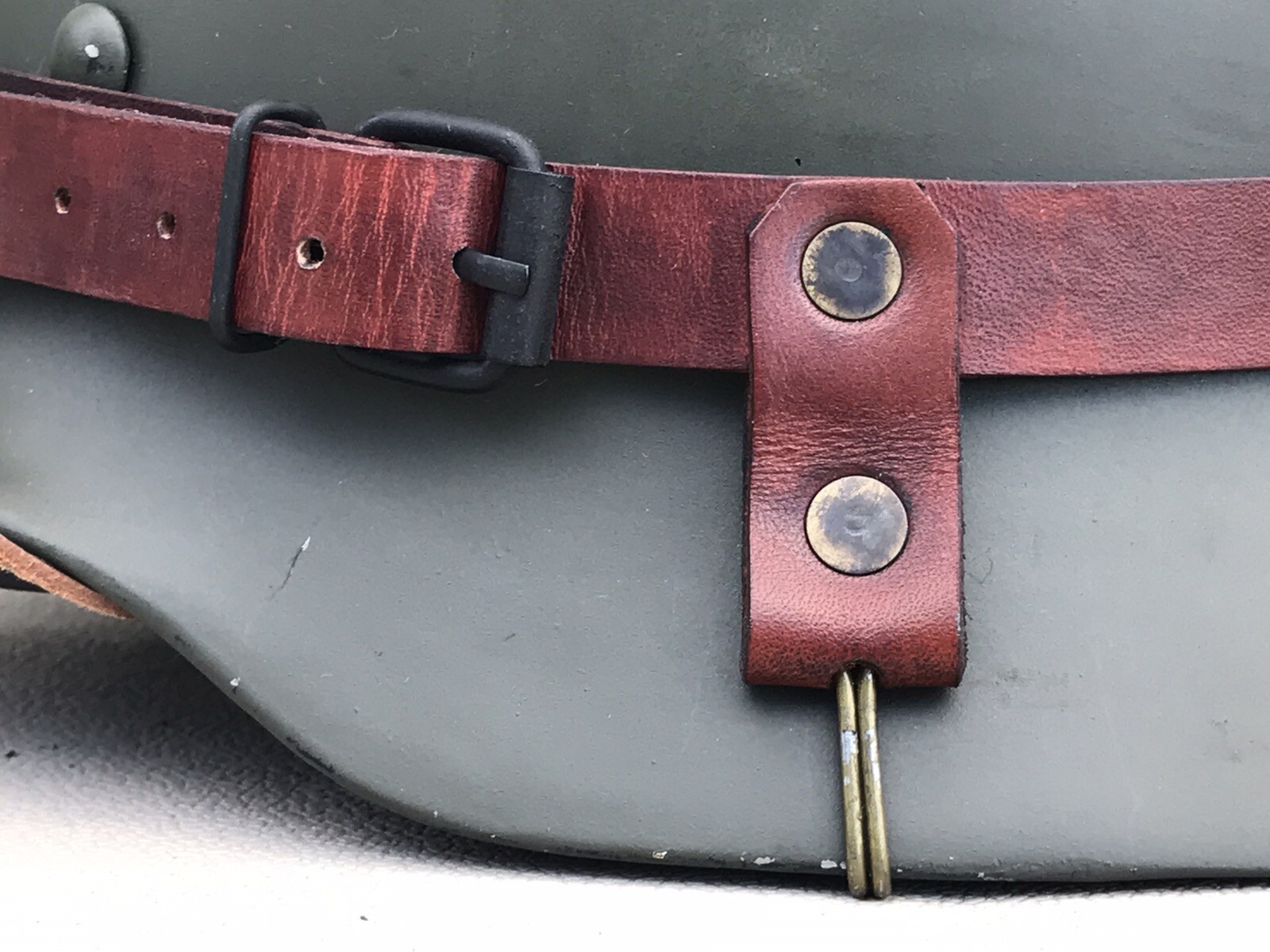 WWII German Helmet Carry Strap Accurate Reproduction