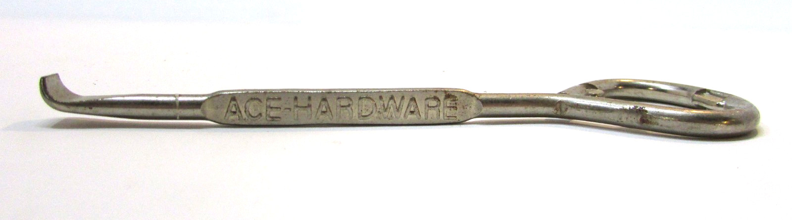 Old 1990’s ACE Hardware Stores Vintage 5″ Long Steel Paint Can Bottle Opener
