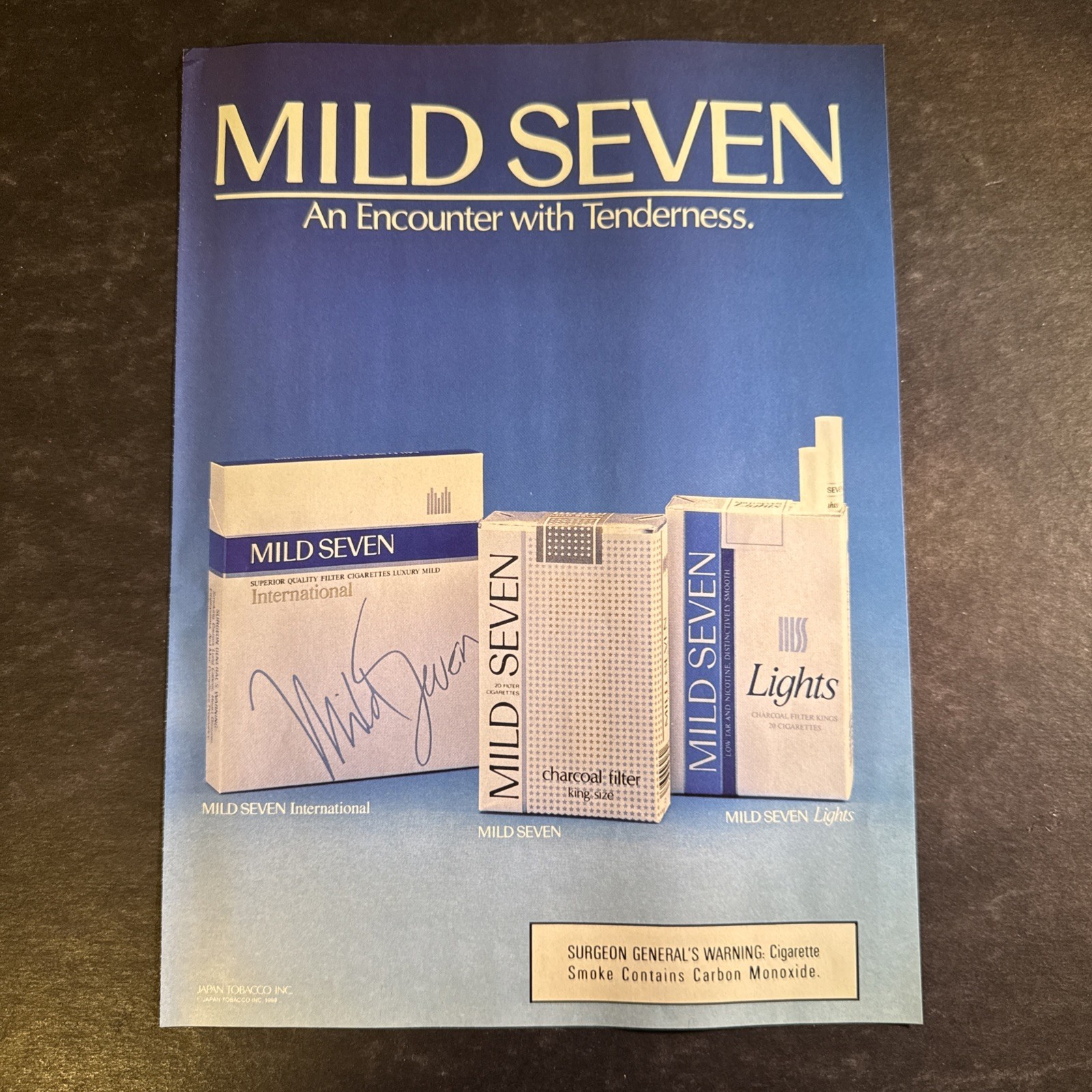 1989 • MILD SEVEN Cigarettes print ad • 1980s • ADV36