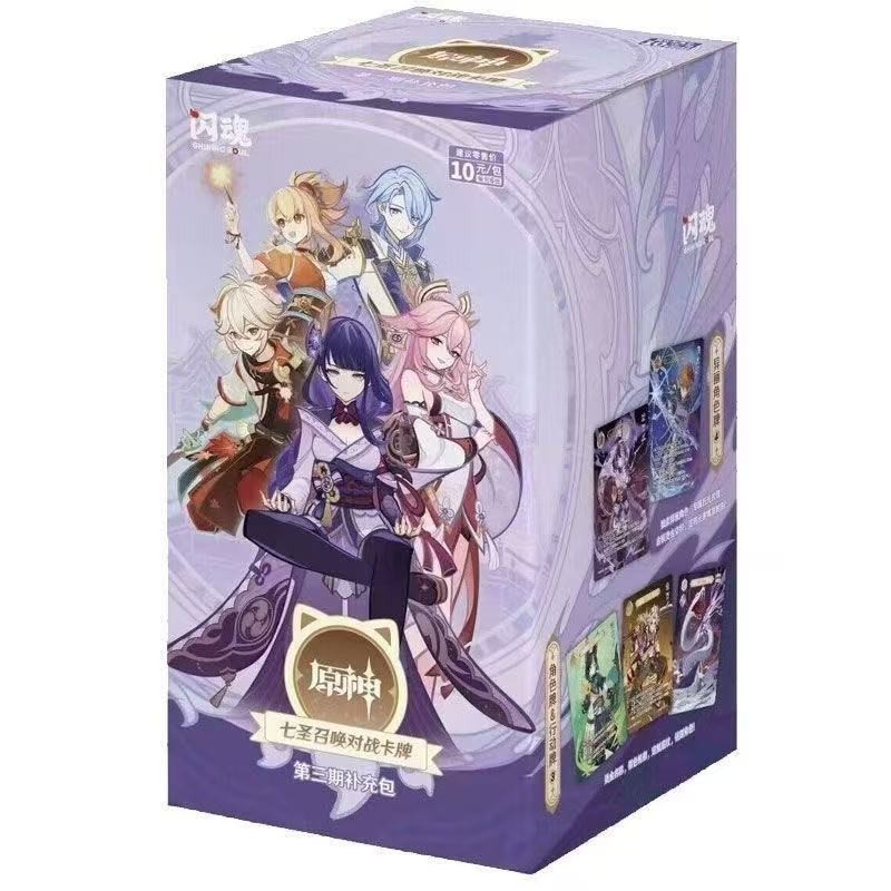 2025 SHININGSOUL GENSHIN IMPACT Official TCG Booster Box Anime Game Card Sealed