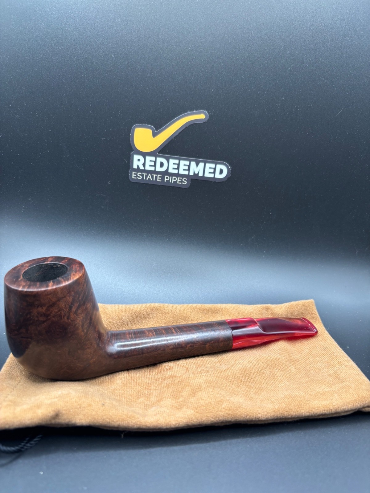 EXTRA LARGE!!! JM Boswell 2020 Smooth Lumberman American Artisan Estate Pipe