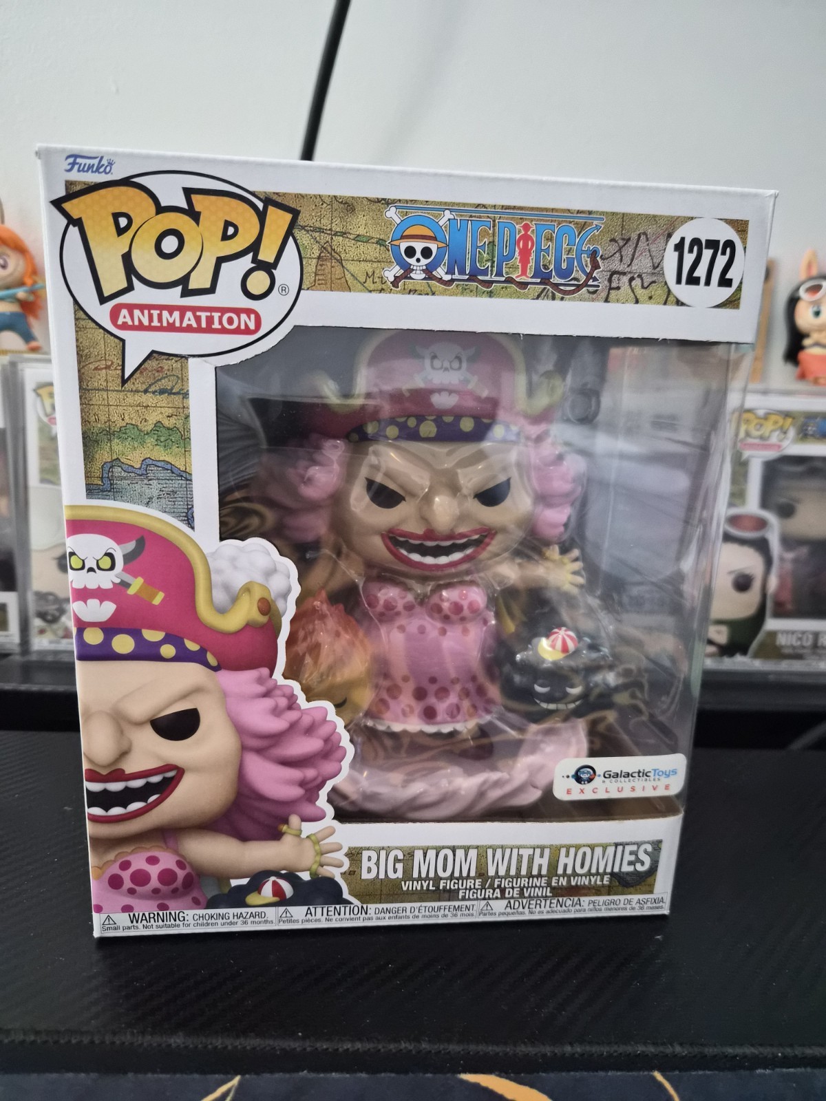 Funko Pop! Vinyl One Piece Big Mom with Homies #1272 Galactic Toys Exclusive