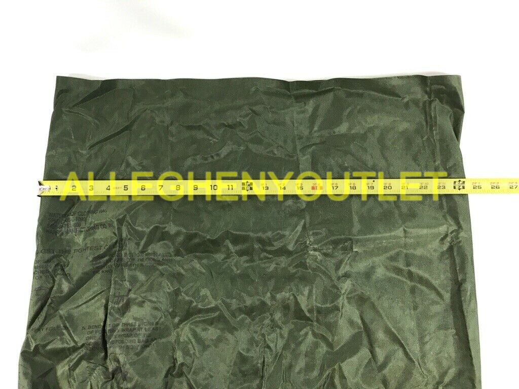 2 US Army Military WATERPROOF BAG CLOTHING BAG WET WEATHER BAG LAUNDRY BAG GC