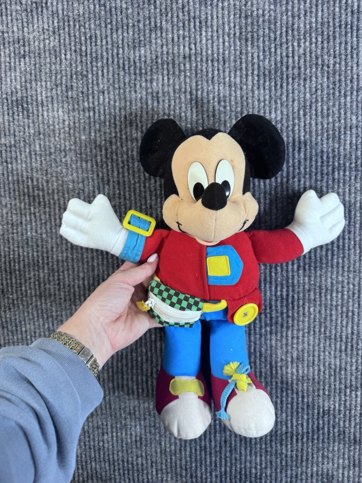 Mattel Disney Mickey Mouse Plush Toy Multicolor with Accessories Model 406UD