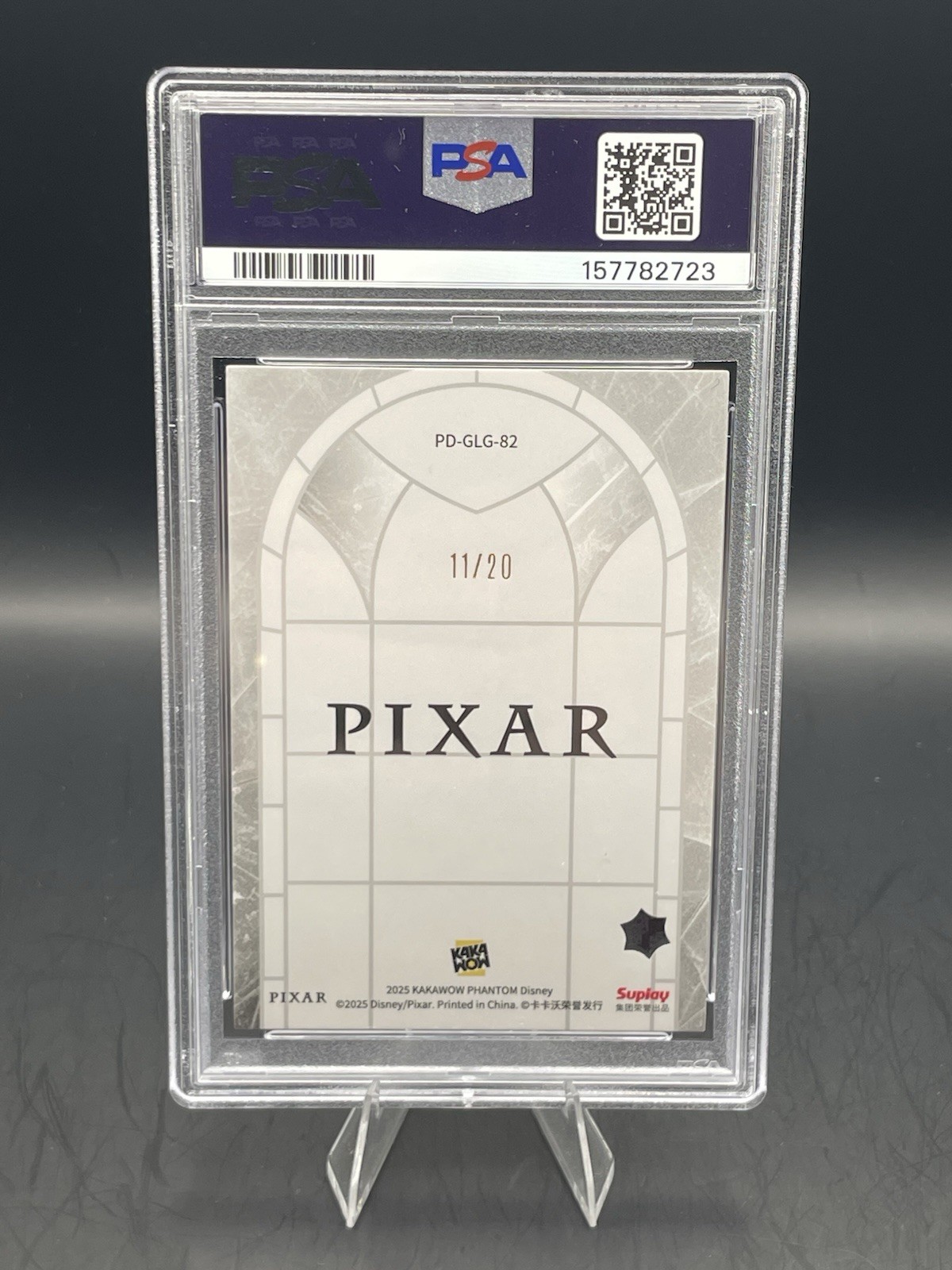 2025 Kakawow Phantom Disney WOODY Stained Glass Green /20 PSA 10 GEM MINT