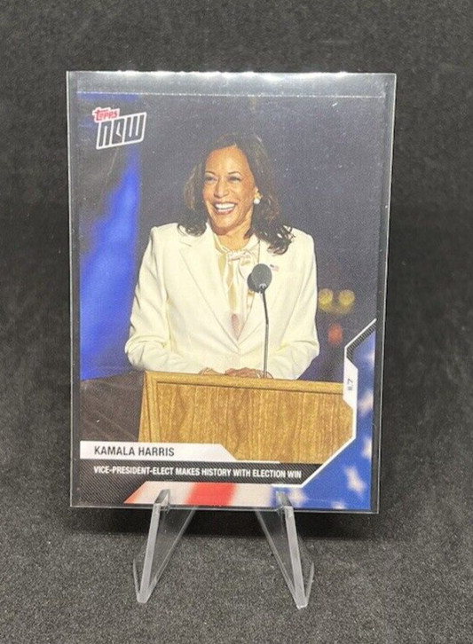 2020 Topps Now Kamala Harris #11 – Vice President Elect