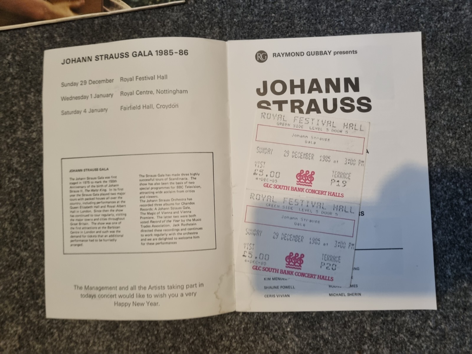 Joblot of Theatre Programmes & Tickets Stubs