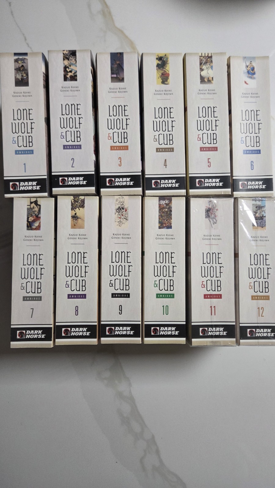 Lone Wolf and Cub Omnibus Full Set 1-12 Dark Horse Comics Great Condition