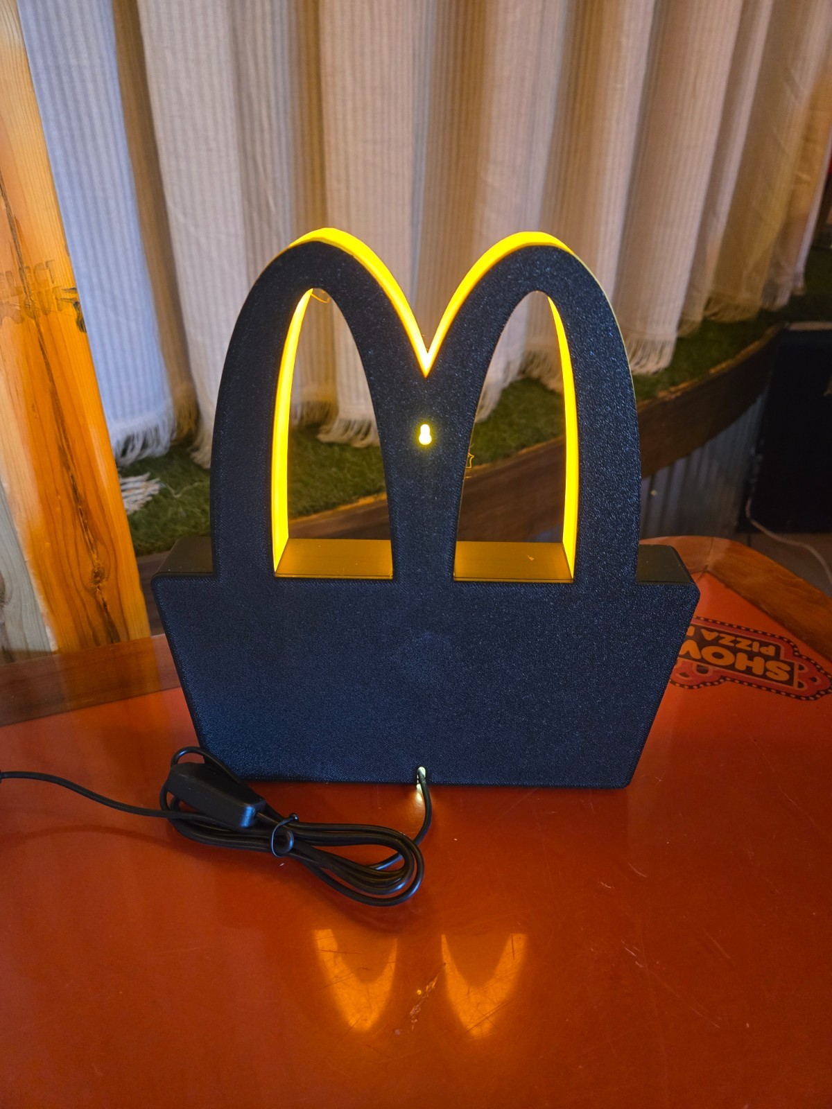 McDonalds Vintage Drive Thru – USB Lighted LED Sign – Man Cave – Arcade – Retro