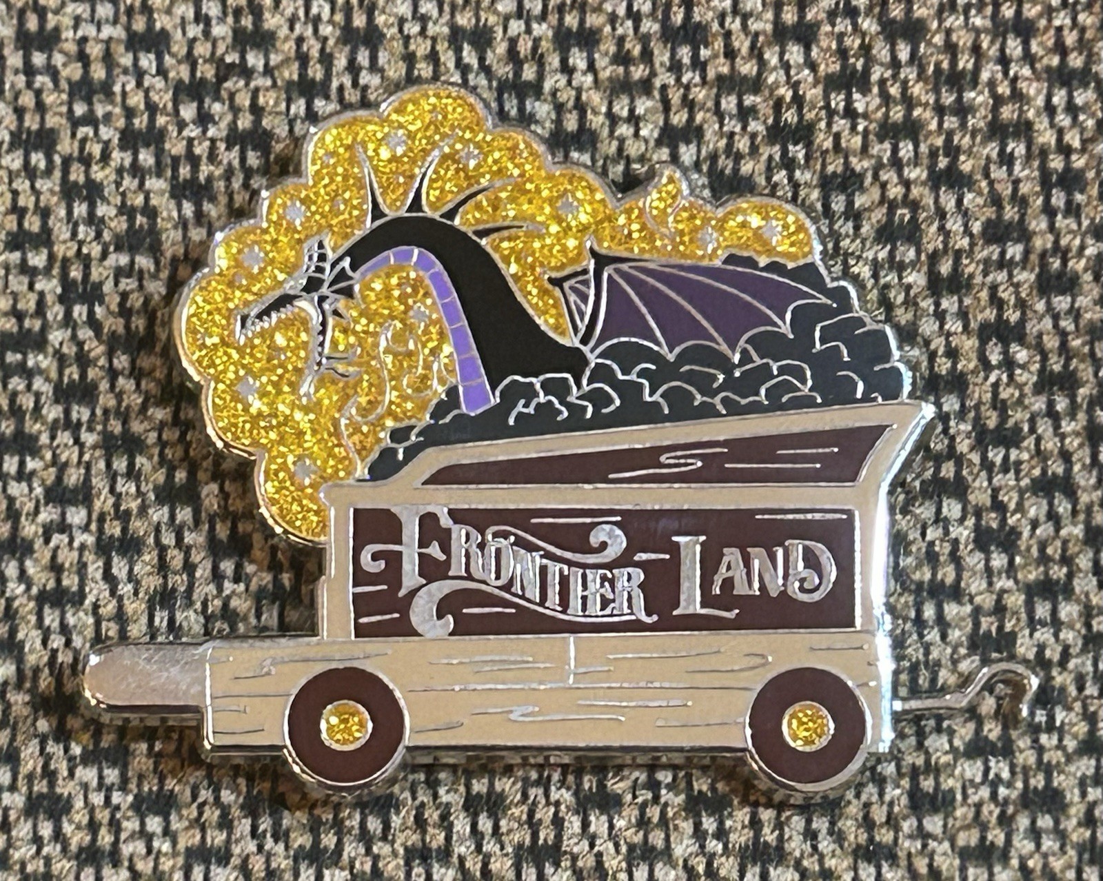 Disney DLR Disneyland Train Mystery Set Maleficent Dragon Frontierland Pin LR