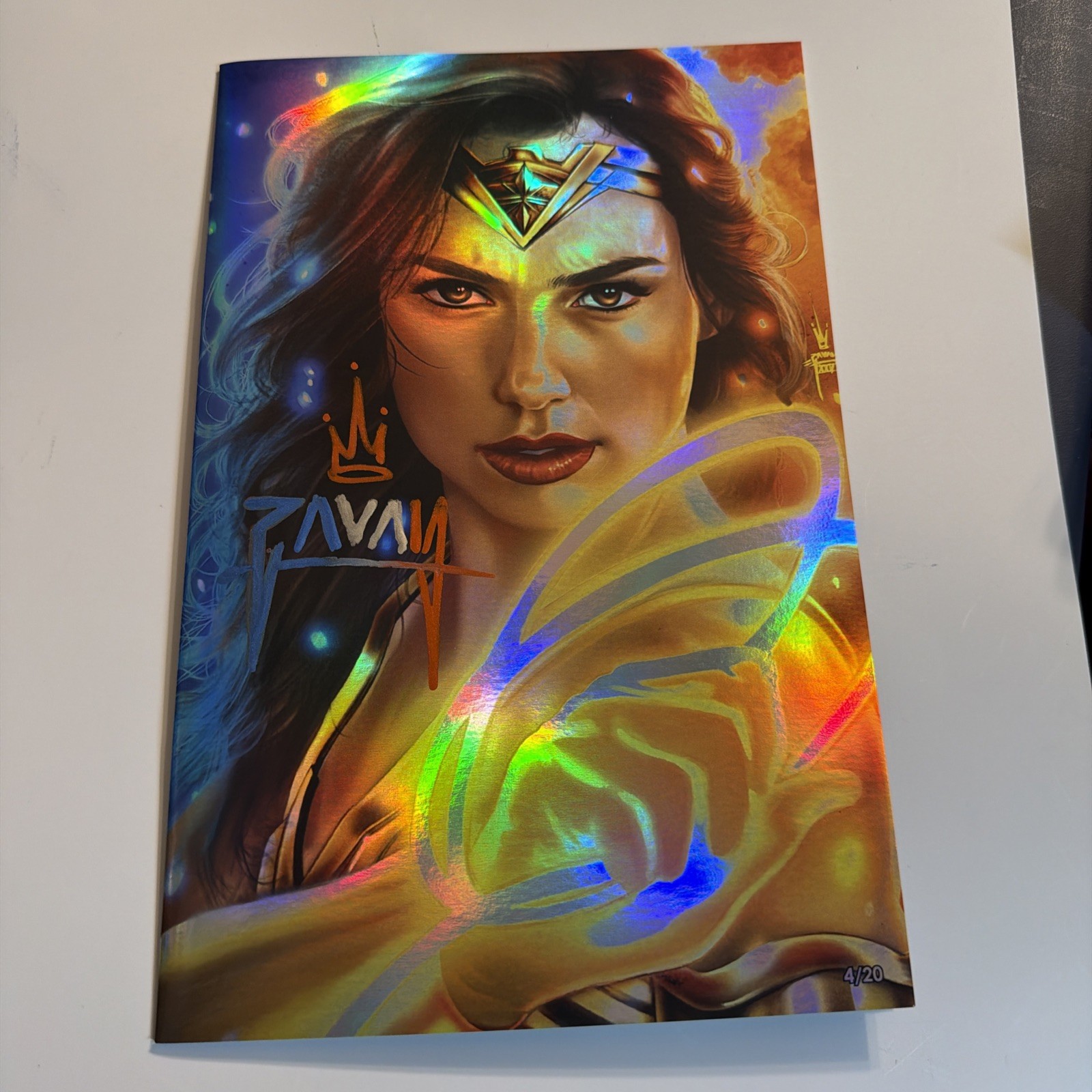 Female Force: 🔥Gal Gadot Megacon Exclusive Signed Martin Zavala #4/20 BEAUTY