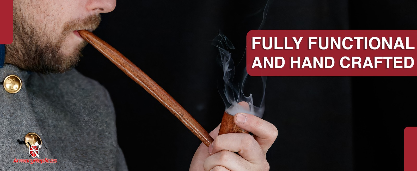 Churchwarden Wooden Smoking Pipe Handmade Elegant & Functional Pipe Sheeshamwood