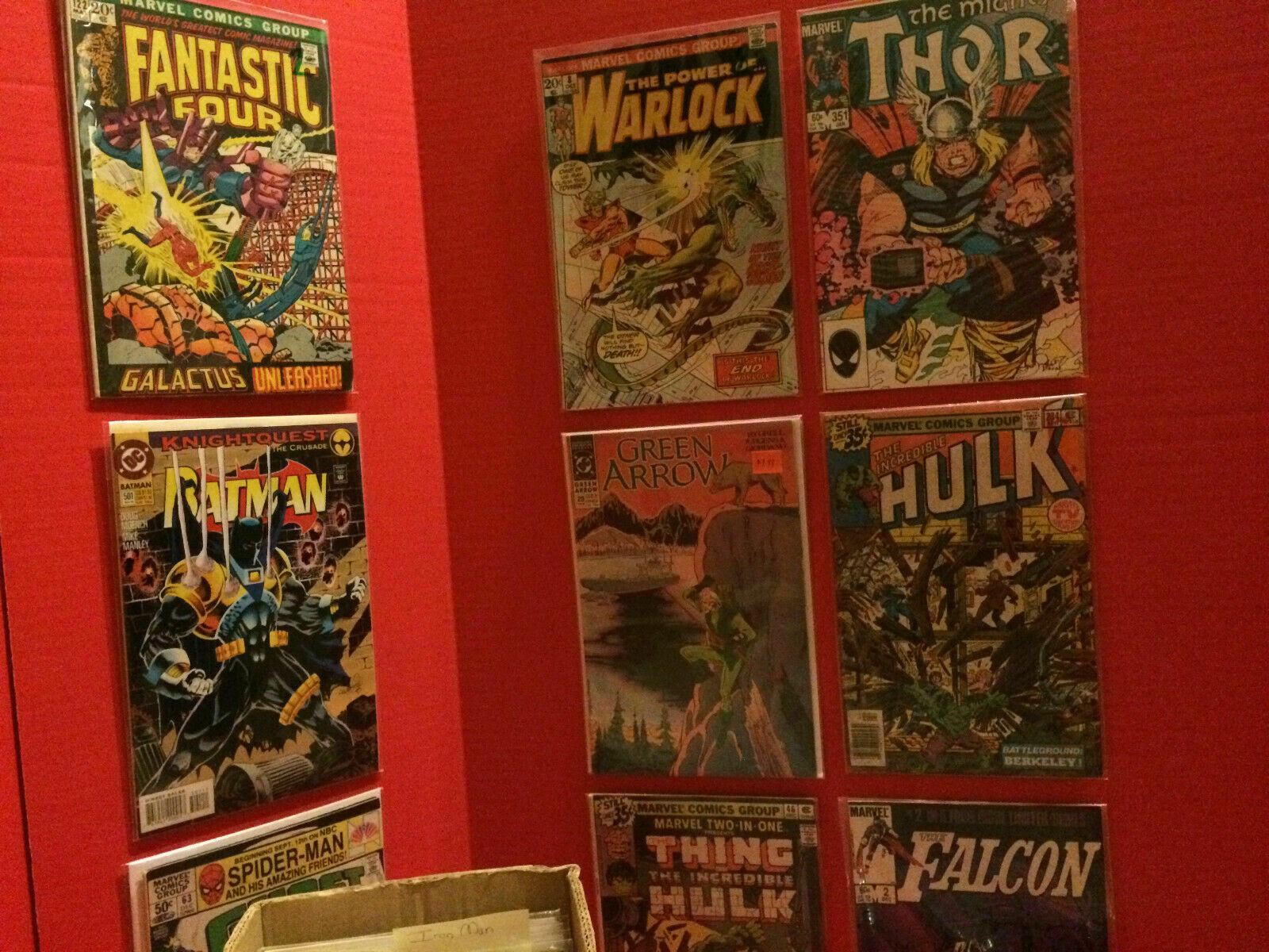 Huge 150 Comic Book Lot-Marvel, Dc Only -All Vf To Nm+ Condition No Duplicates