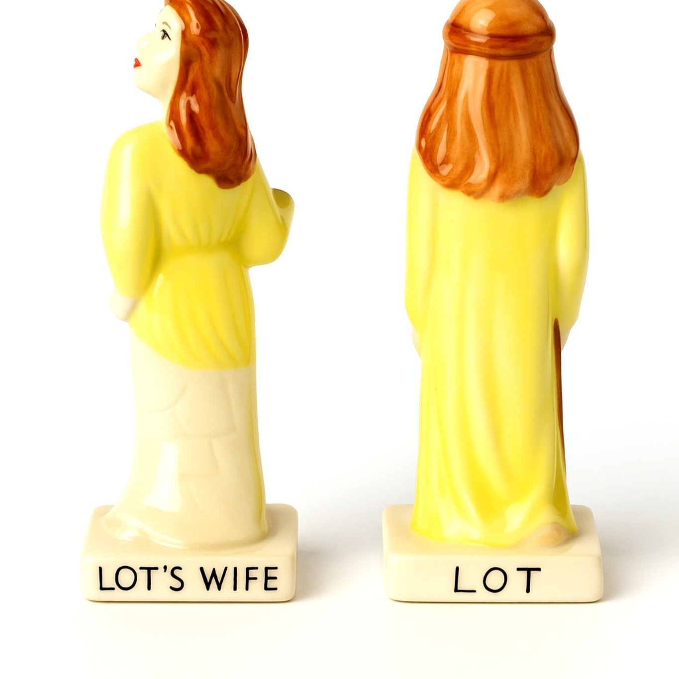 Lot’s Wife Salt and Pepper Shakers