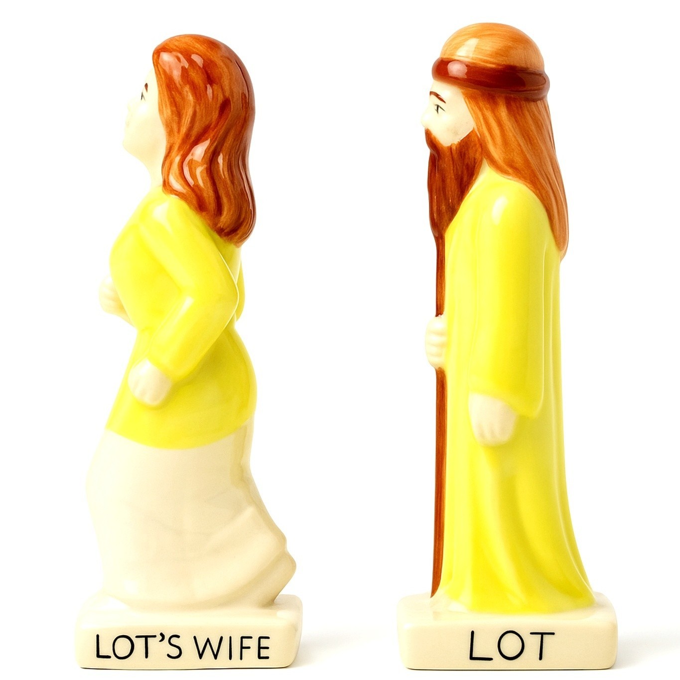 Lot’s Wife Salt and Pepper Shakers