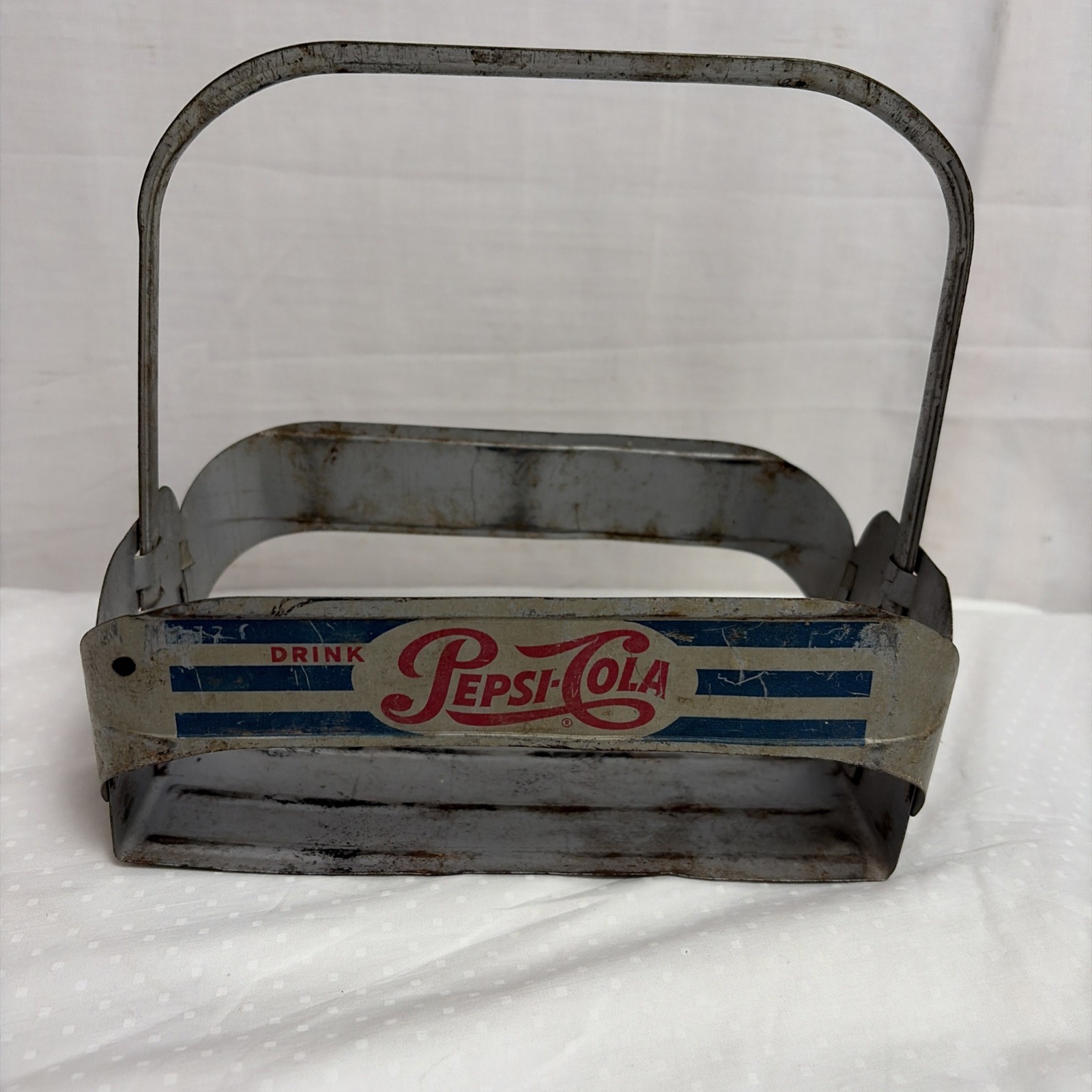 Vintage metal Pepsi-Cola bottle carrier good condition circa 1950’s