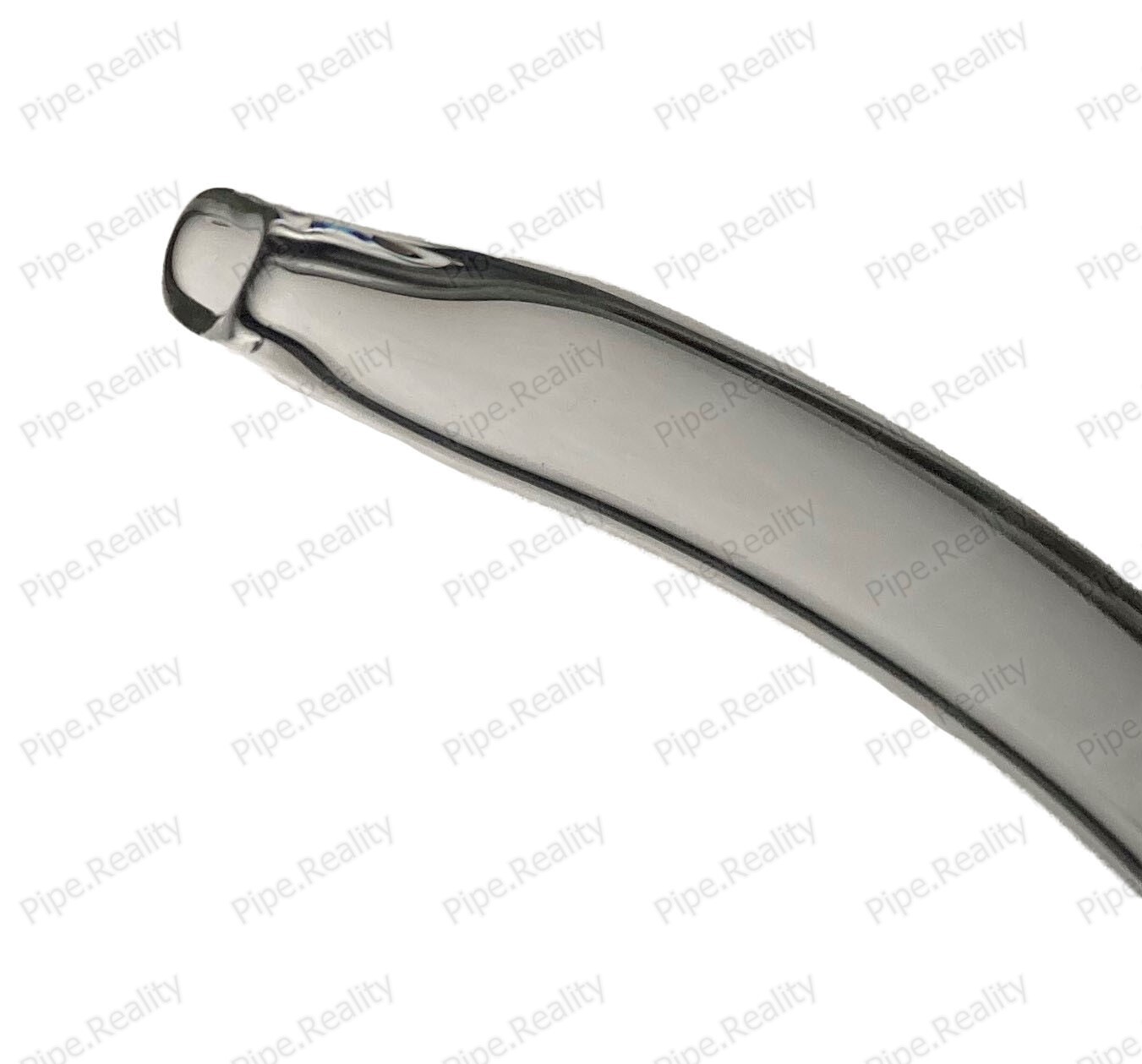 14mm Glass J Handle Hook Sherlock Pipe Adapter Attachment for Bowl / Ash Catcher