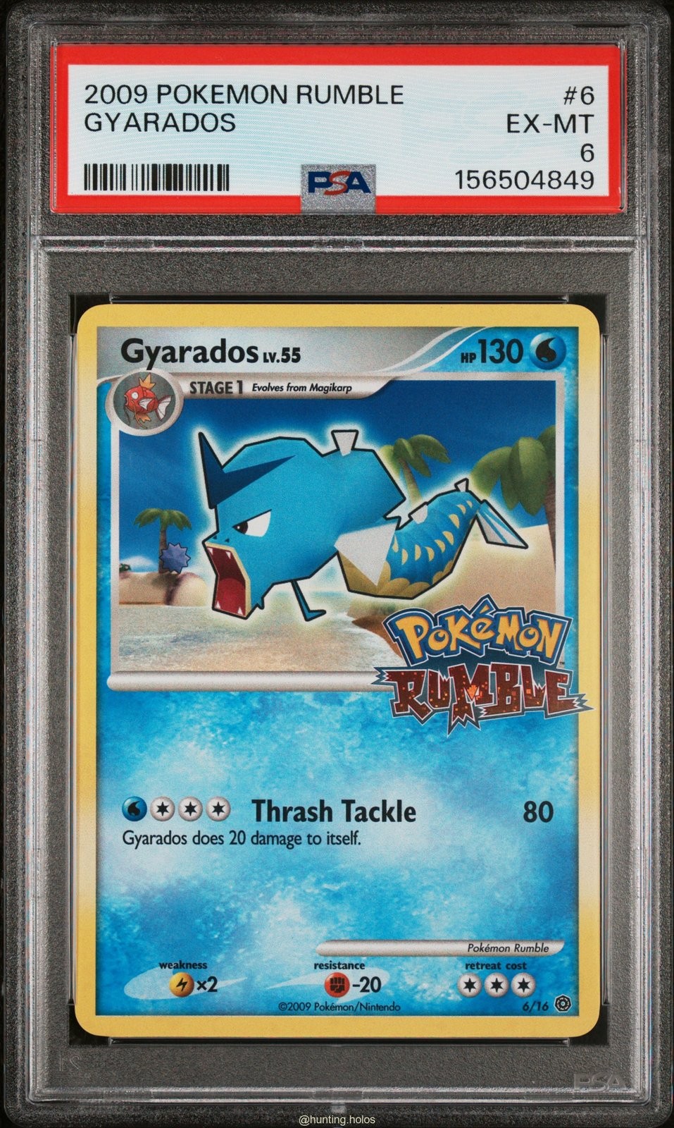 Gyarados 6/16 PSA 6 Rumble Pokemon
