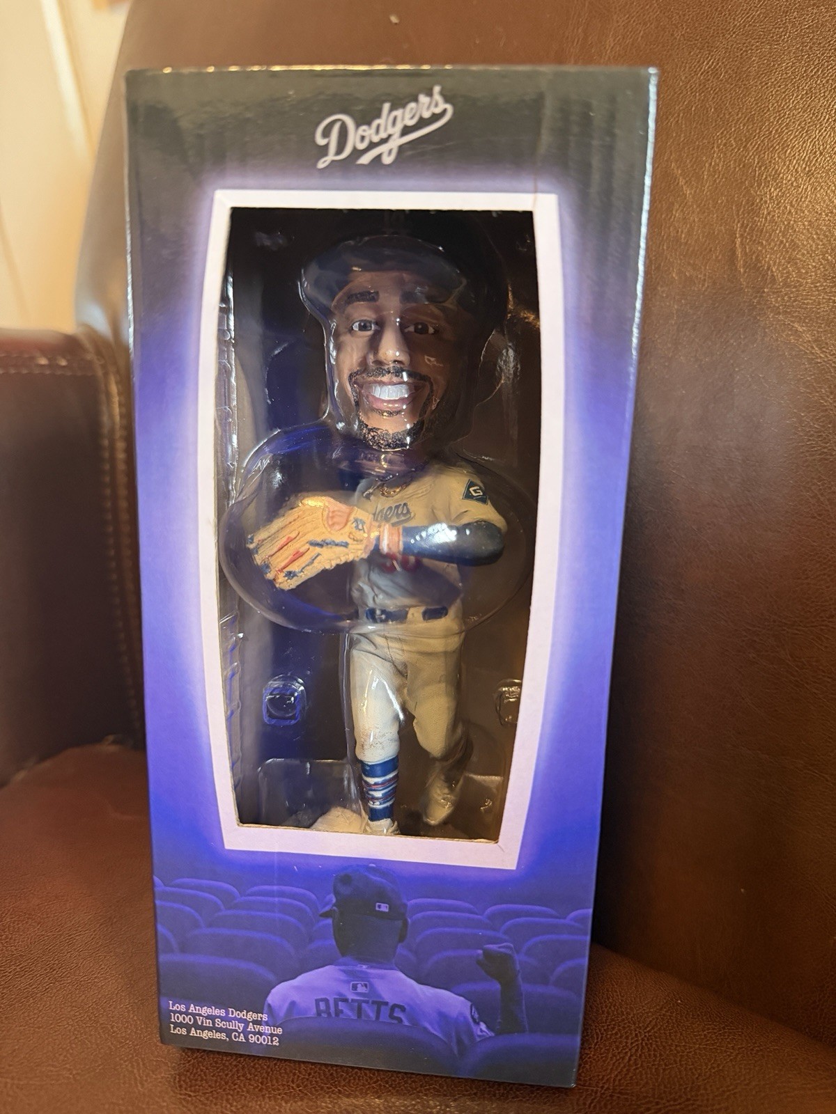 Los Angeles Dodgers Mookie Betts MLB Baseball Plastic Figure, Original Unopened
