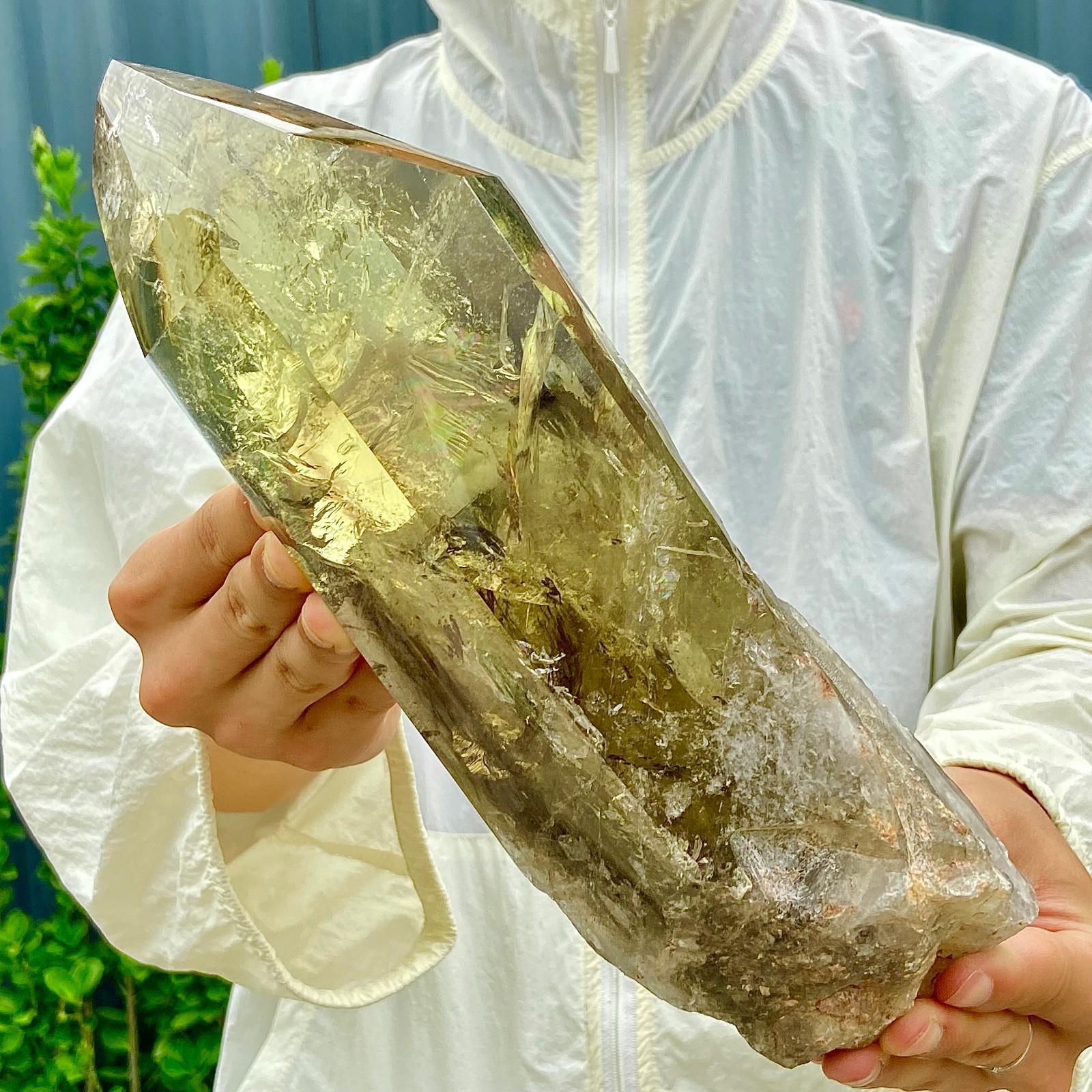5.2LB Natural Citrine backbone cluster mineral specimen quartz crystal healing