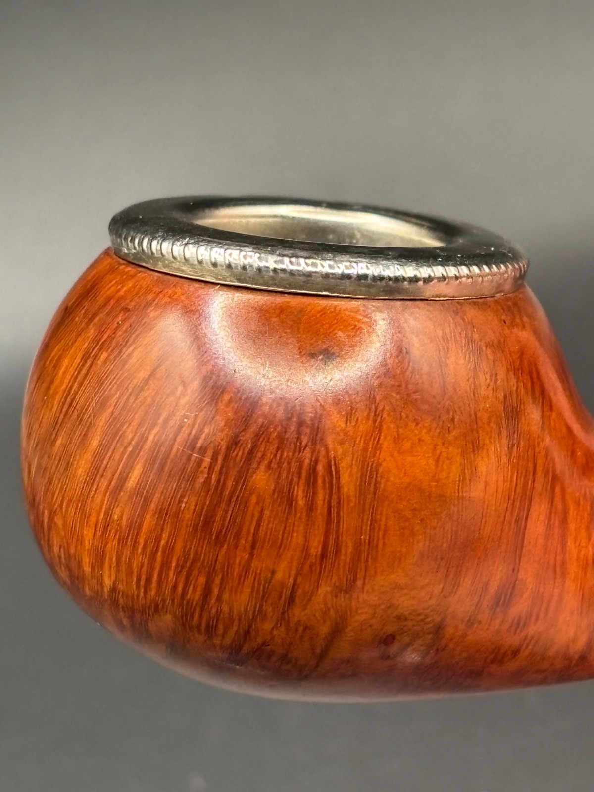 STUNNING!!! Brebbia Golden-Extra 602 Smooth Bent Tomato 6mm Italian Estate Pipe